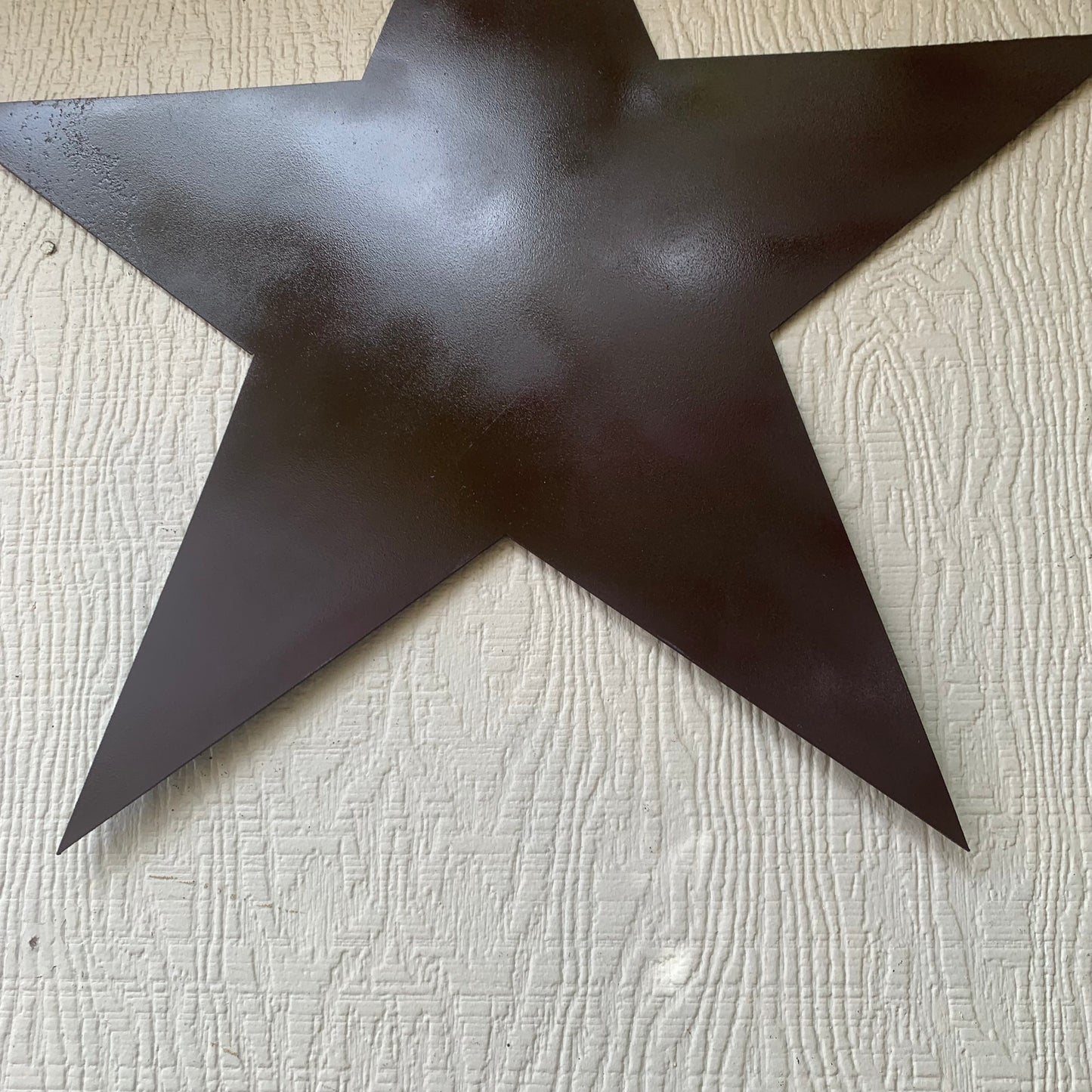 2D FLAT STAR BARN PLAIN LASERCUT METAL BROWN STAR ART WESTERN HOME DECOR HANDMADE #EH12822