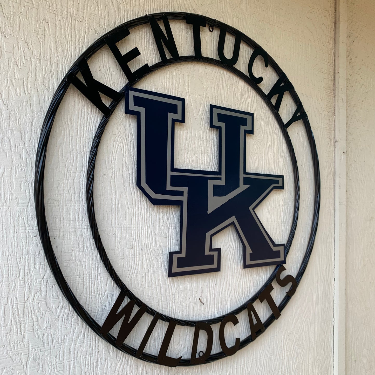 KENTUCKY WILDCATS CUSTOM METAL VINTAGE CRAFT SIGN WESTERN HOME DECOR HANDMADE
