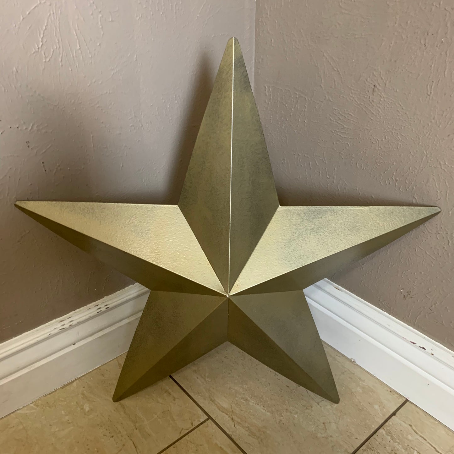 12", 16", 24", 30", 36" RUSTIC GOLD METALLIC BARN METAL STAR WALL ART WESTERN HOME DECOR VINTAGE RUSTIC ART NEW #EH12110