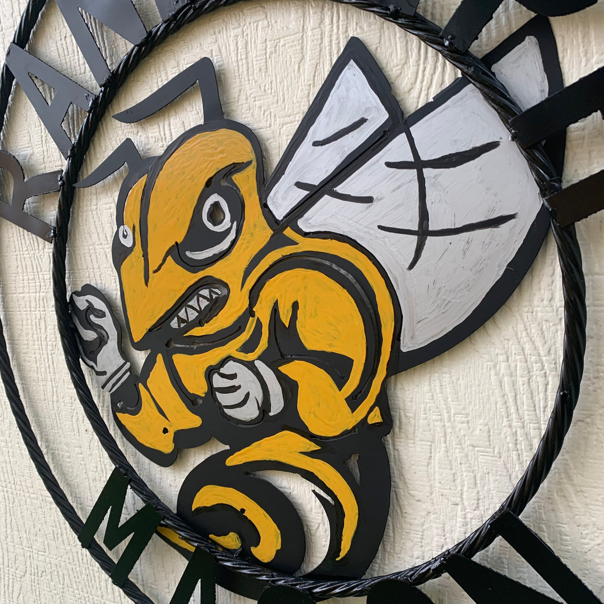 RANDOLPH MACON CUSTOM METAL VINTAGE CRAFT TEAM SIGN HANDMADE 12",18",24",32" SIZES