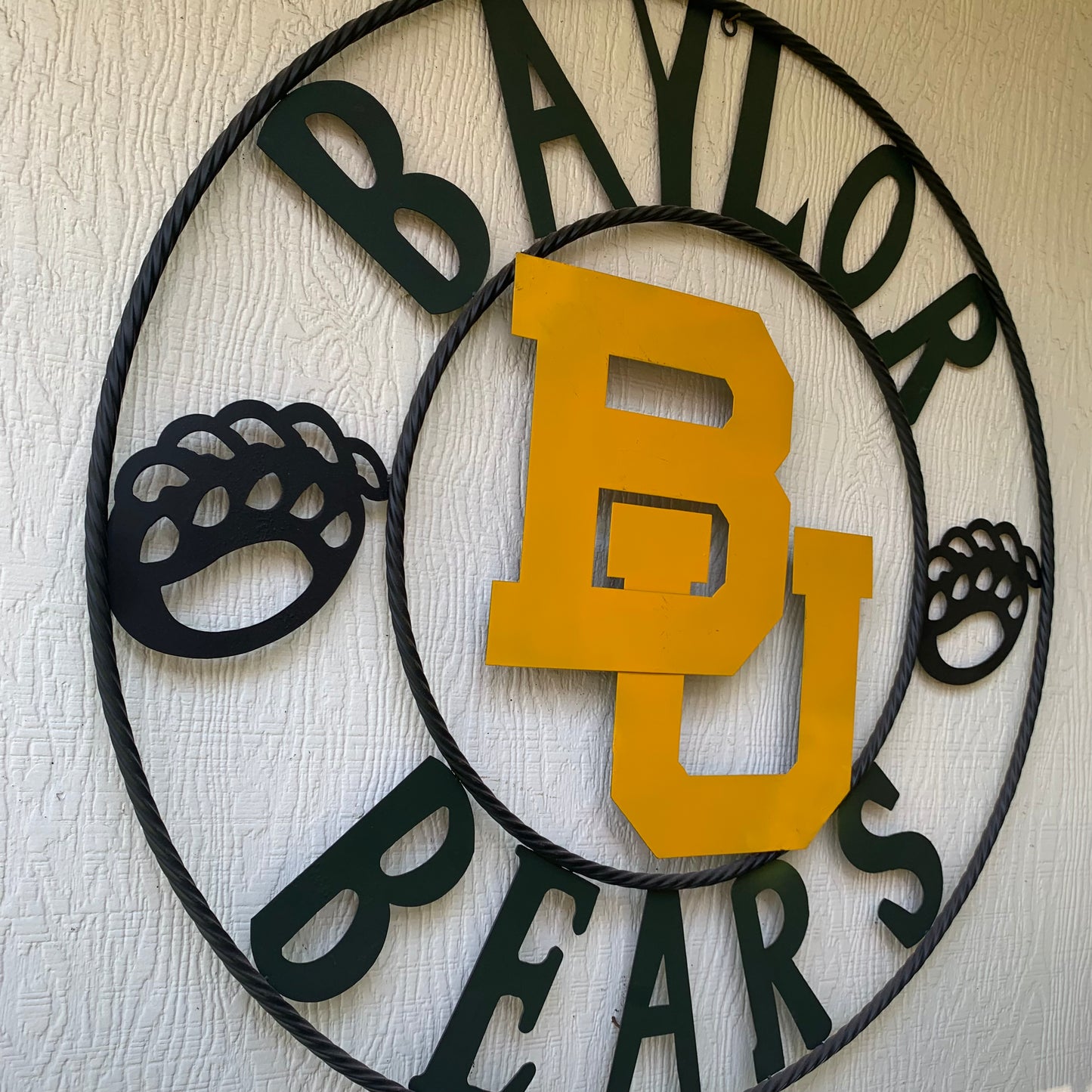 12", 18", 24", 32" BAYLOR BEARS CUSTOM METAL VINTAGE CRAFT WESTERN HOME DECOR HANDMADE