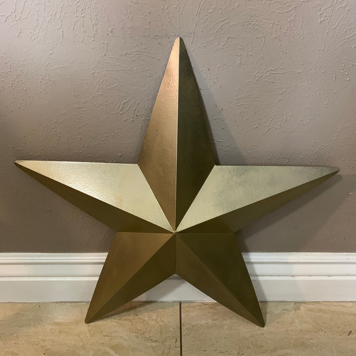 12", 16", 24", 30", 36" RUSTIC GOLD METALLIC BARN METAL STAR WALL ART WESTERN HOME DECOR VINTAGE RUSTIC ART NEW #EH12110
