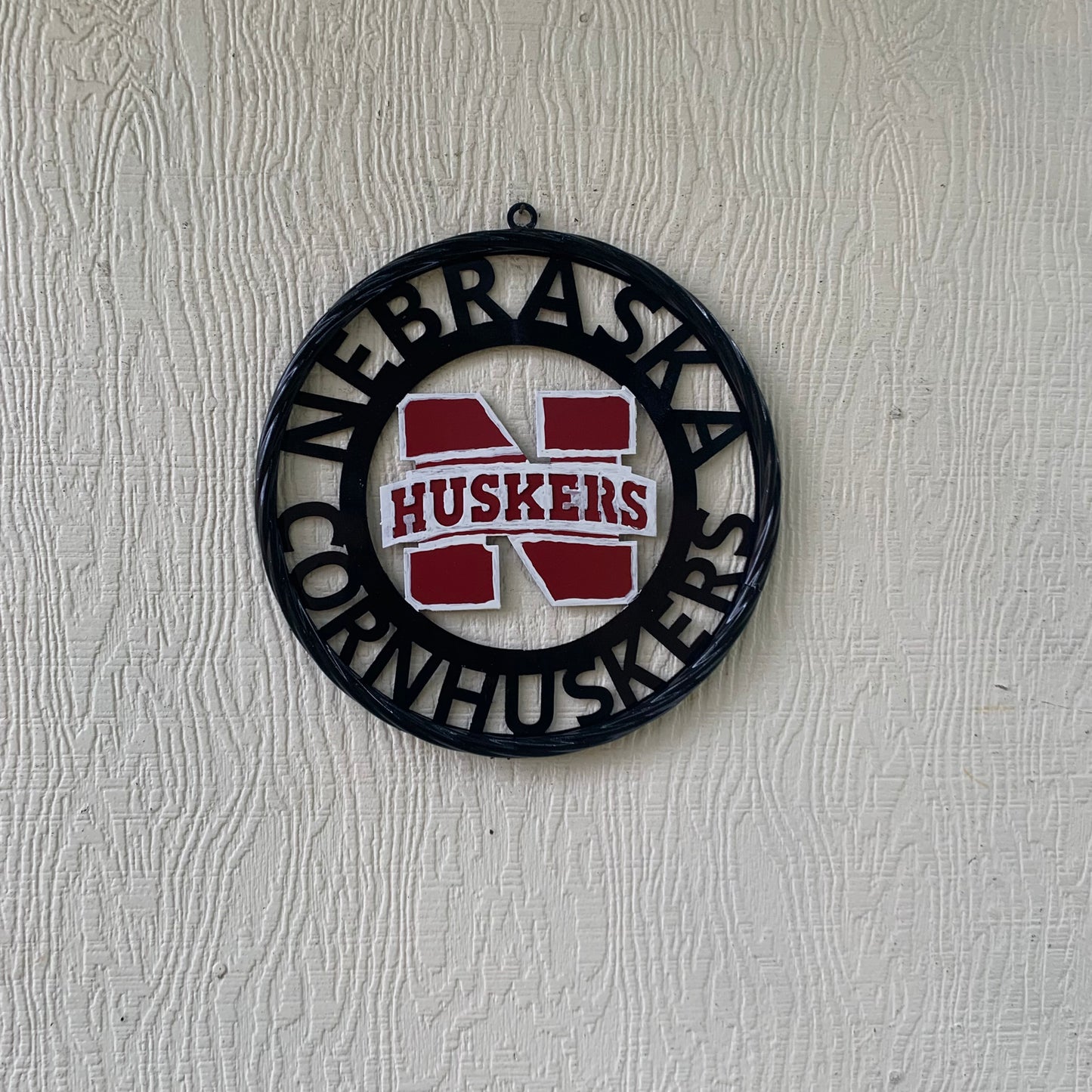 NEBRASKA HUSKERS METAL CUSTOM VINTAGE CRAFT TEAM SIGN WESTERN HOME DECOR HANDMADE 12",18",24",36"