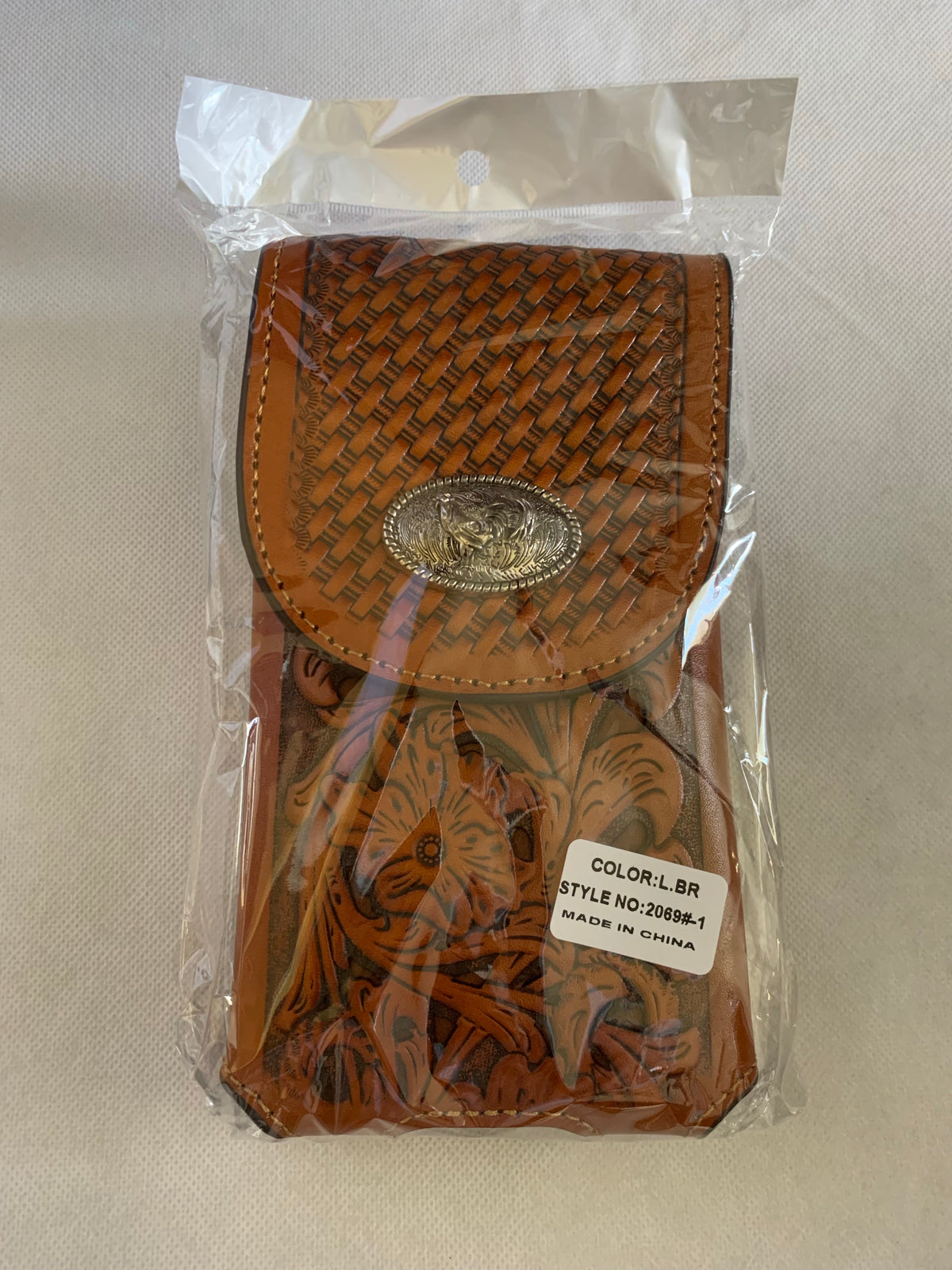 7" ROOSTER TAN BROWN LEATHER POUCH EXTRA LARGE  BELT LOOP HOLSTER CELL PHONE CASE UNIVERSAL OVERSIZE