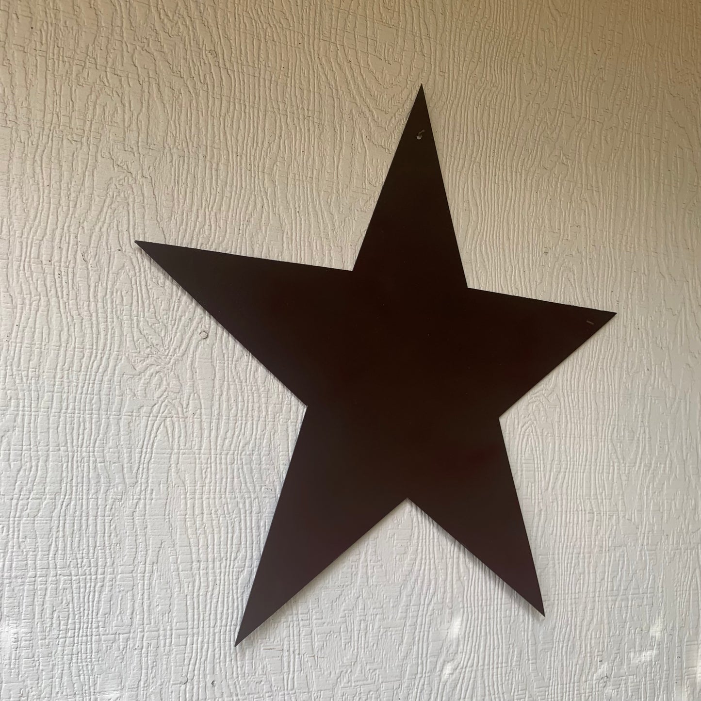 2D FLAT STAR BARN PLAIN LASERCUT METAL BROWN STAR ART WESTERN HOME DECOR HANDMADE #EH12822