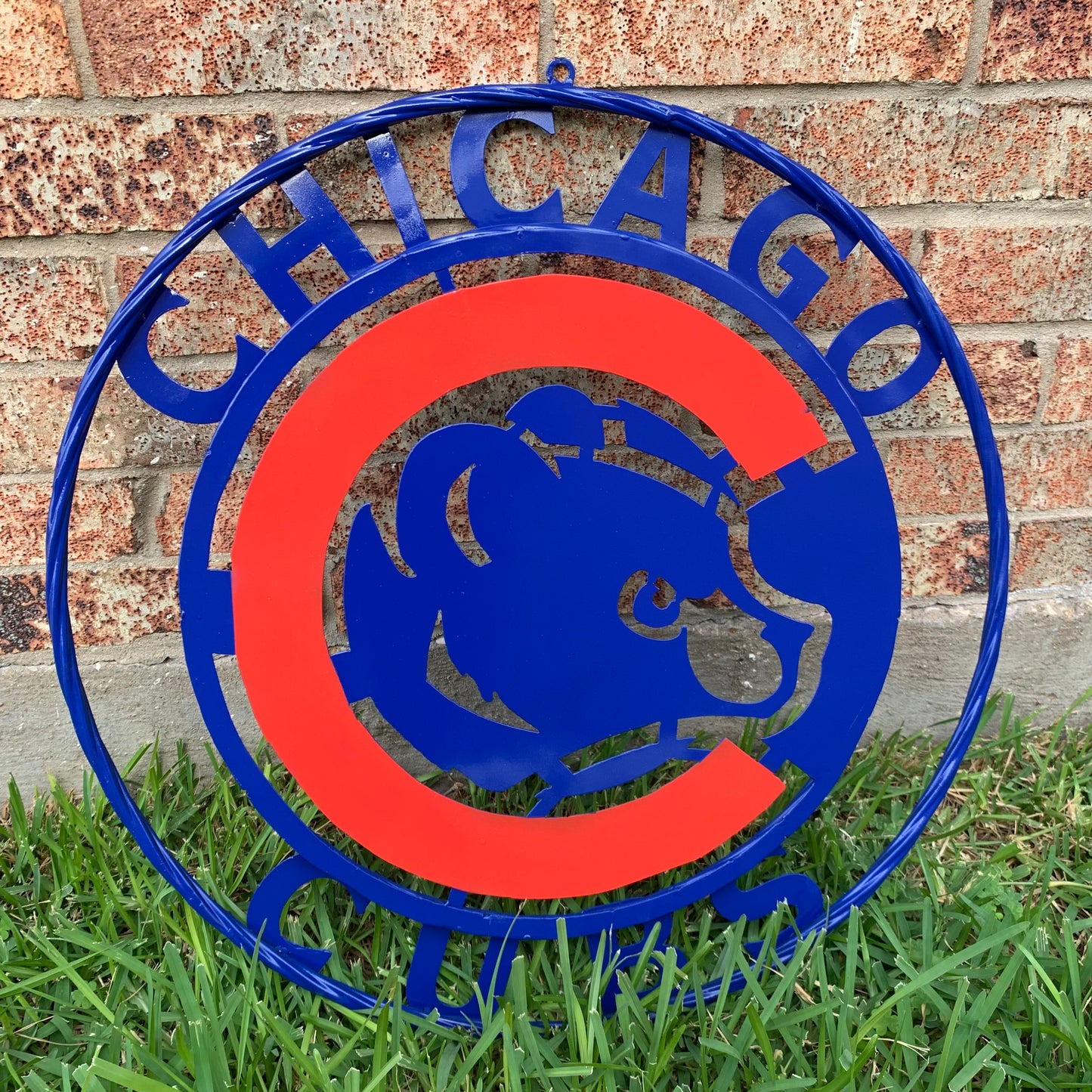 12", 18", 24", 32" CHICAGO CUBS CUSTOM METAL VINTAGE CRAFT TEAM SPORTS SIGN HANDMADE