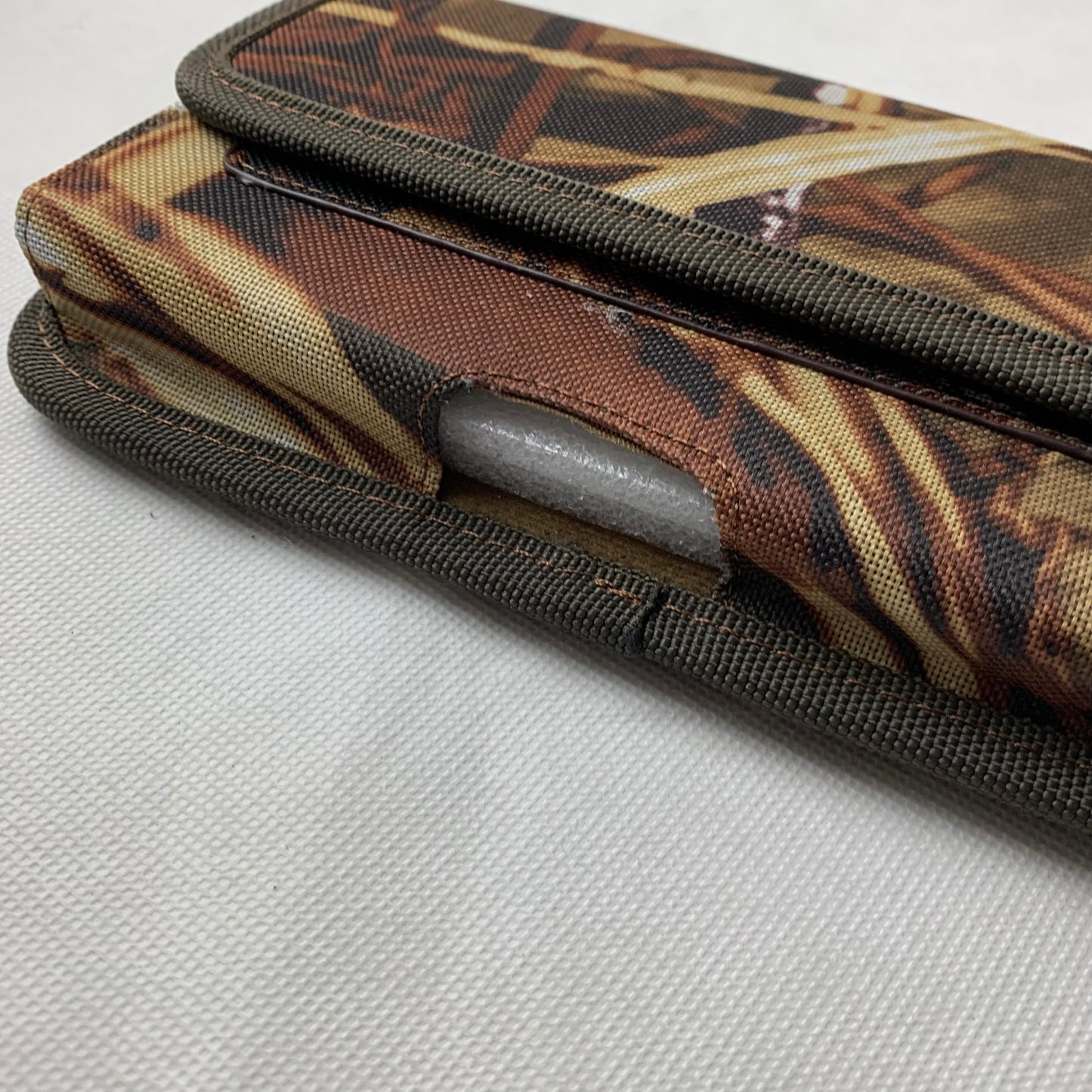 7" LUXMO WIRELESS XL MEGA EXTRA LARGE HORIZONTAL CAMO RUGGED POUCH VELCO CLOSURE  &  BELT LOOP CLIP HOLSTER CELL PHONE CASE UNIVERSAL OVERSIZE