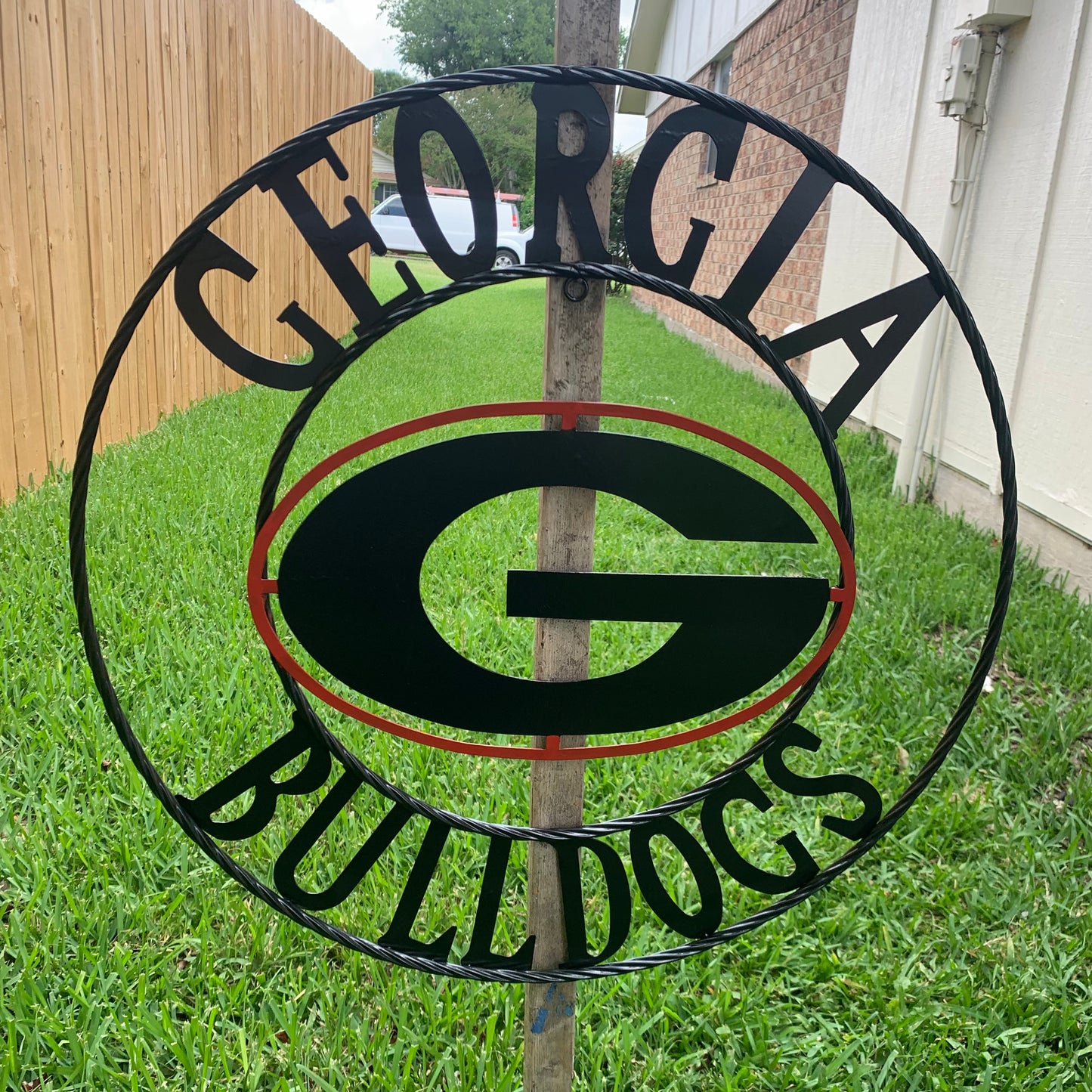12", 18", 24", 32" GEORGIA BULLDOGS METAL SIGN VINTAGE CUSTOM TEAM ART