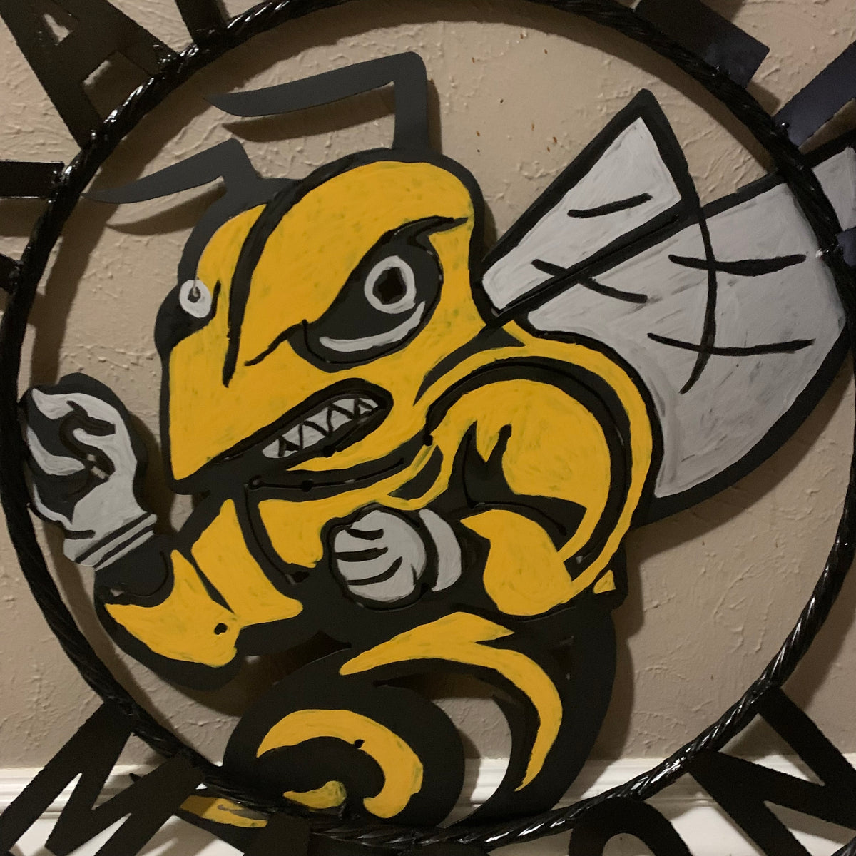 RANDOLPH MACON CUSTOM METAL VINTAGE CRAFT TEAM SIGN HANDMADE 12",18",24",32" SIZES