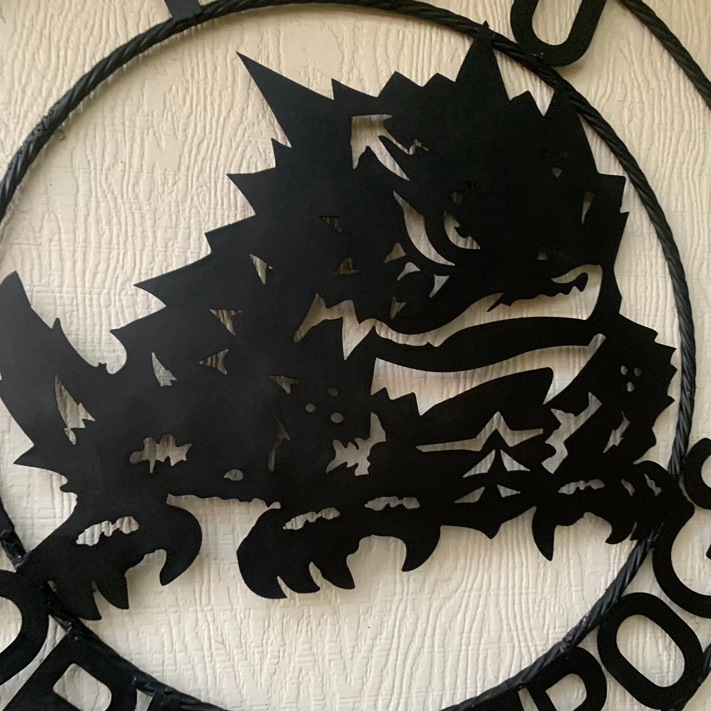 TCU HORNED FROGS BLACK CUSTOM METAL VINTAGE CRAFT TEAM SIGN HANDMADE