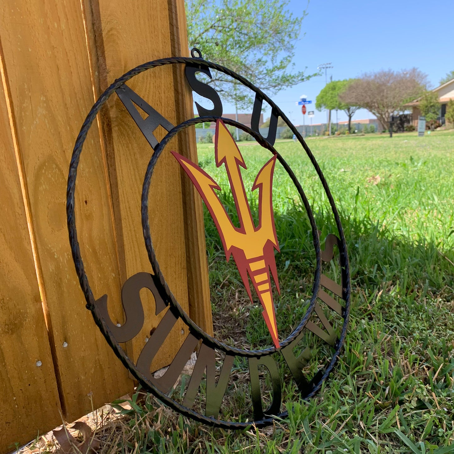 12", 18", 24", 32" ASU SUNDEVILS ARIZONA STATE CUSTOM METAL VINTAGE CRAFT SIGN TEAM WESTERN HOME DECOR HANDMADE