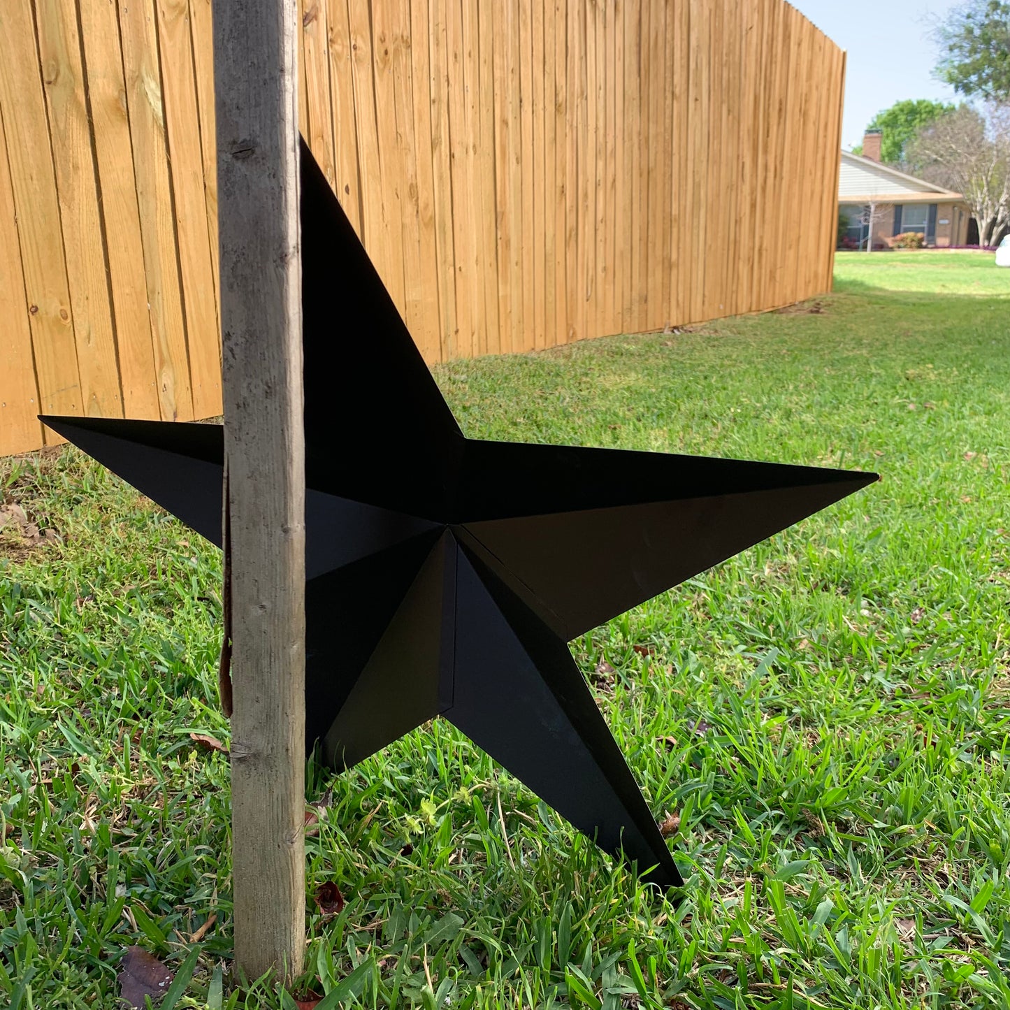 #EH10480 TURQUOISE DISTRESSED TWO TONE BARN STAR METAL ART WESTERN HOME DECOR HANDMADE NEW