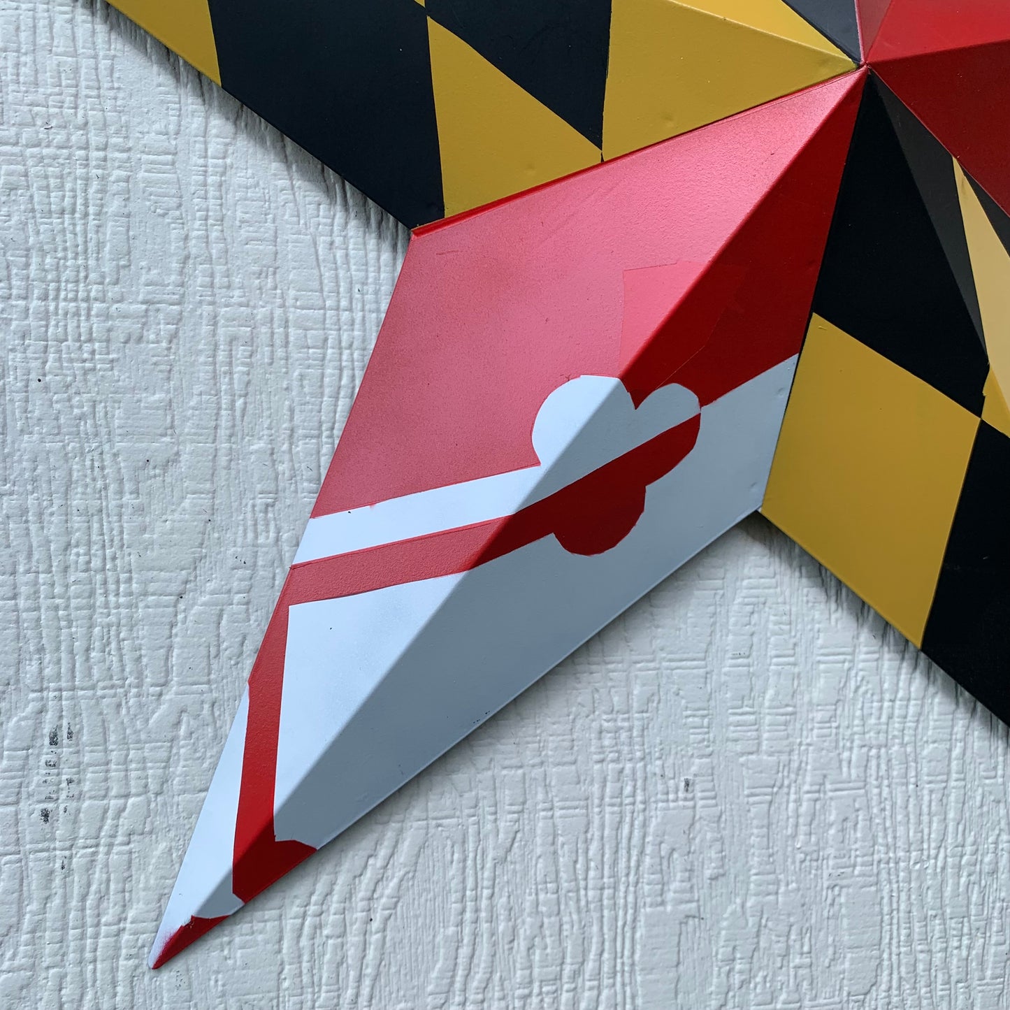 MARYLAND FLAG BARN METAL STAR WESTERN HOME DECOR HANDMADE 22",24",30",36" #EH10423