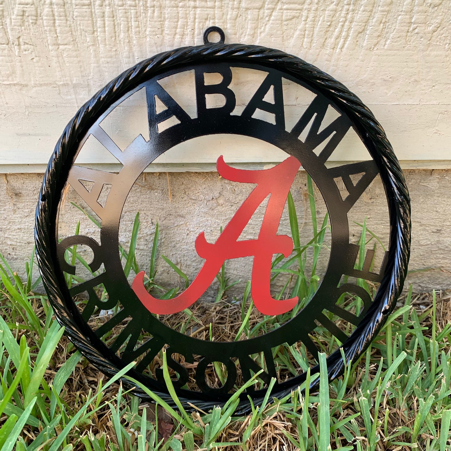 ALABAMA CRIMSON TIDE LASERCUT CUSTOM METAL VINTAGE CRAFT SIGN TEAM WESTERN HOME DECOR