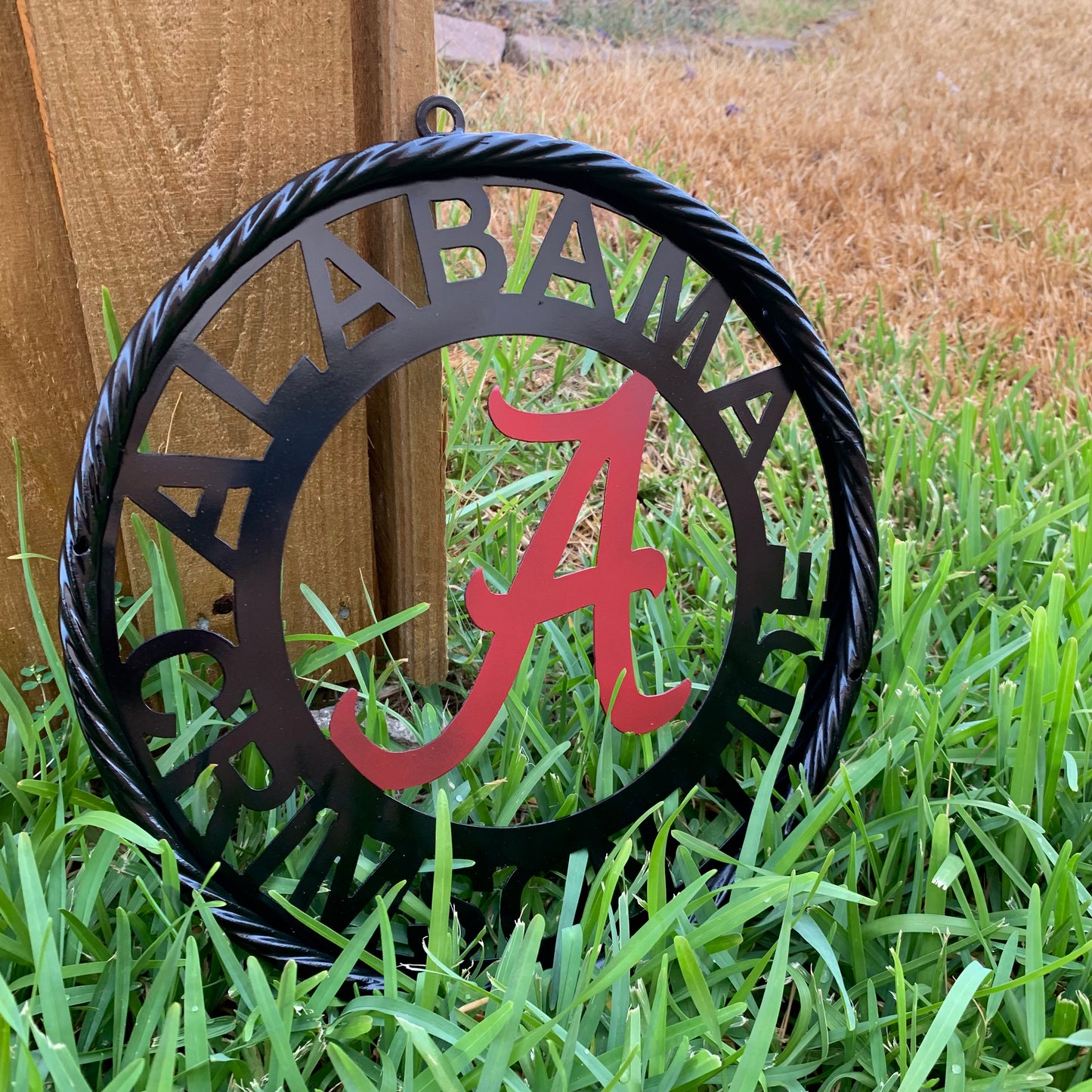 ALABAMA CRIMSON TIDE LASERCUT CUSTOM METAL VINTAGE CRAFT SIGN TEAM WESTERN HOME DECOR