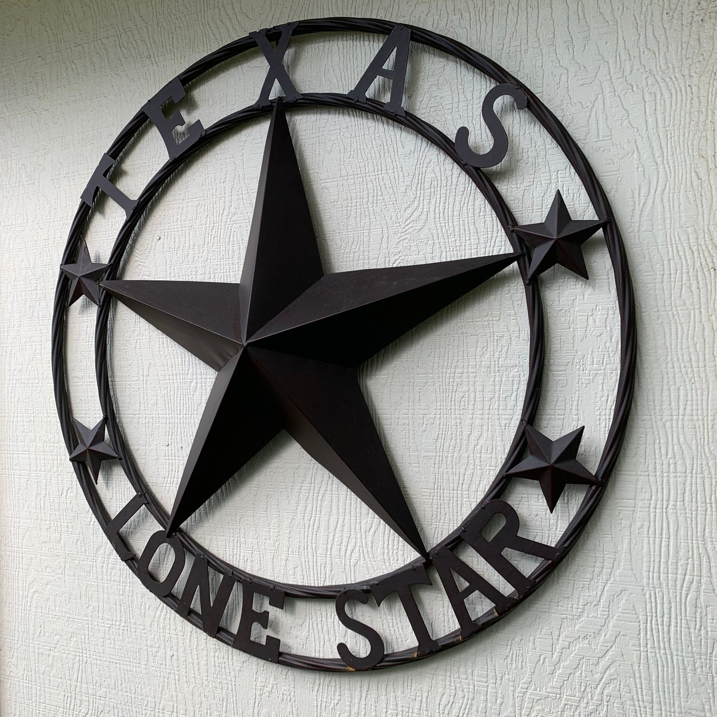 TEXAS LONESTAR METAL ART WESTERN HOME WALL DECOR RUSTIC VINTAGE BROWN NEW, SIZE:24",32",36",40",42",44",46",50"