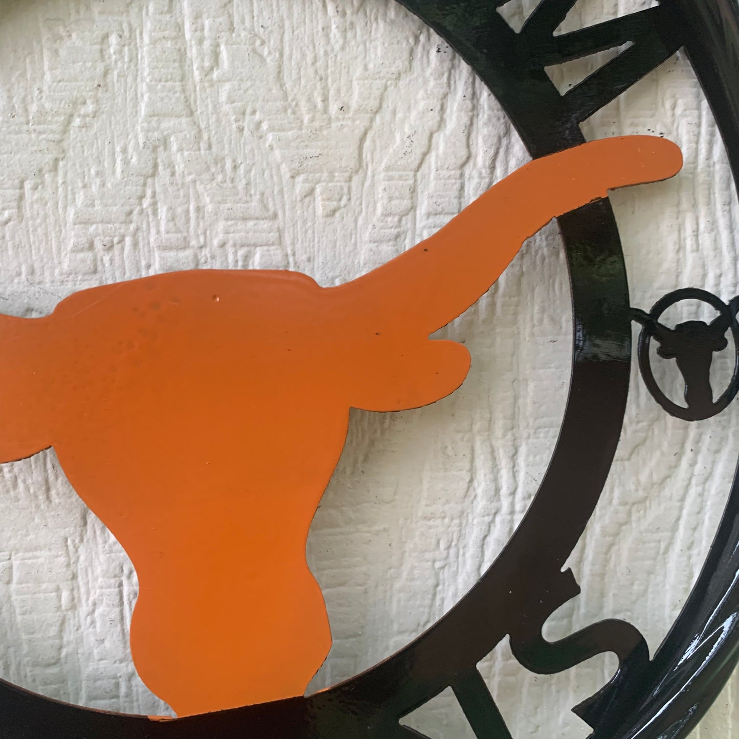 HOOKEM HORNS TEXAS LONGHORNS HOOK EM METAL CUSTOM VINTAGE CRAFT WALL ART TEAM SIGN HANDMADE
