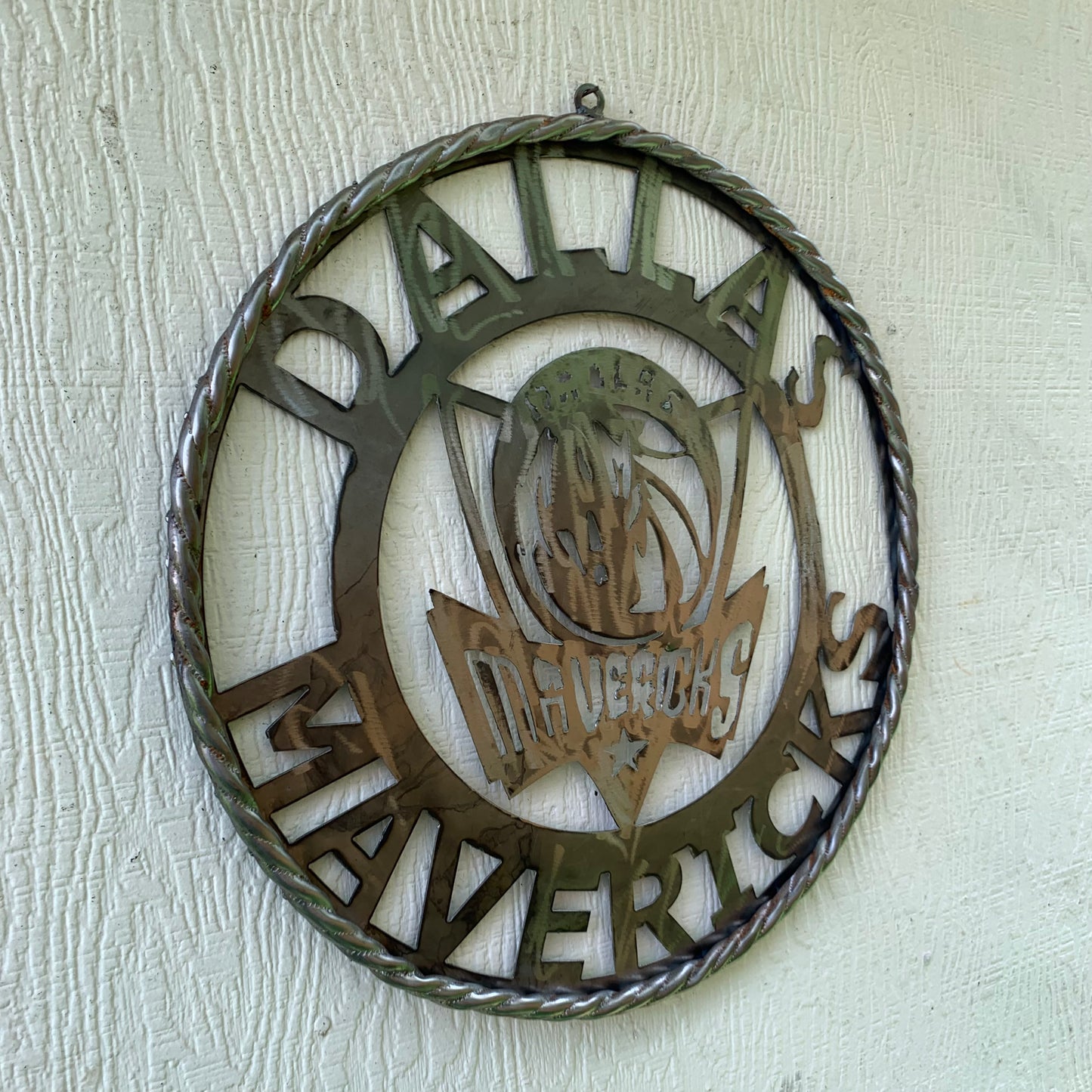 12",18", 24", 32",36" DALLAS MAVERICKS CUSTOM RAW METAL VINTAGE CRAFT TEAM SPORTS SIGN HANDMADE
