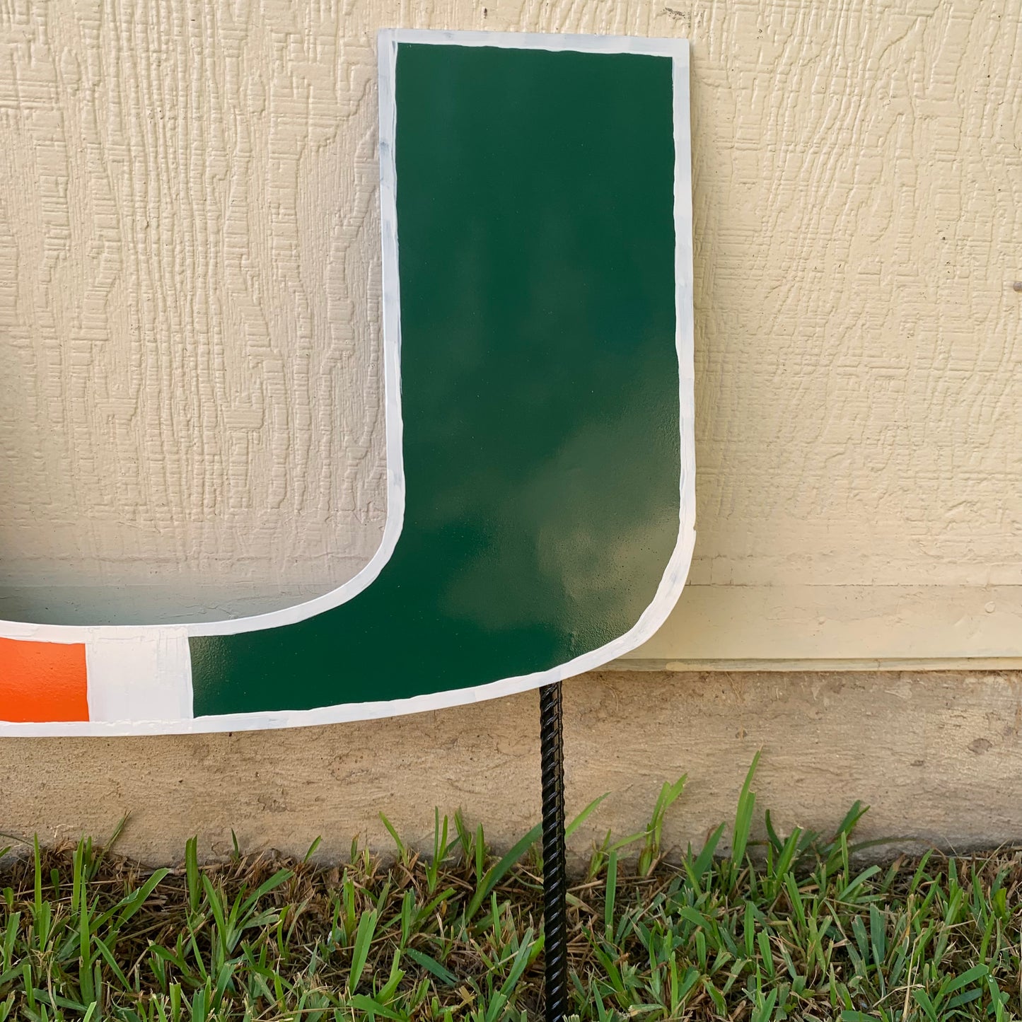 24"x15" MIAMI HURRICANES CUSTOM METAL VINTAGE CRAFT SIGN WESTERN HOME DECOR HANDMADE LASER CUT