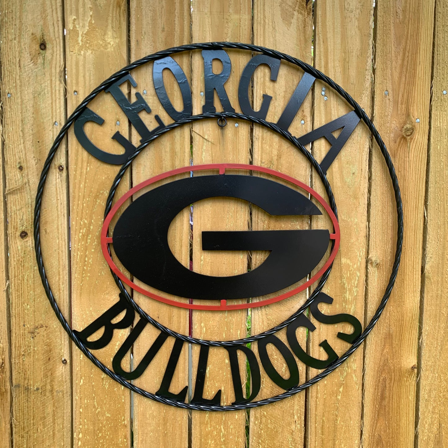 12", 18", 24", 32" GEORGIA BULLDOGS METAL SIGN VINTAGE CUSTOM TEAM ART