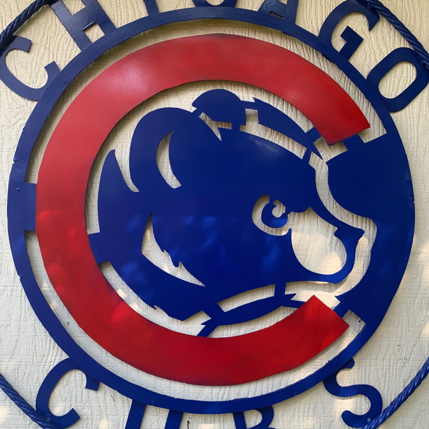 12", 18", 24", 32" CHICAGO CUBS CUSTOM METAL VINTAGE CRAFT TEAM SPORTS SIGN HANDMADE