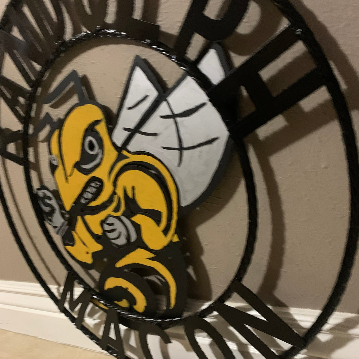 RANDOLPH MACON CUSTOM METAL VINTAGE CRAFT TEAM SIGN HANDMADE 12",18",24",32" SIZES