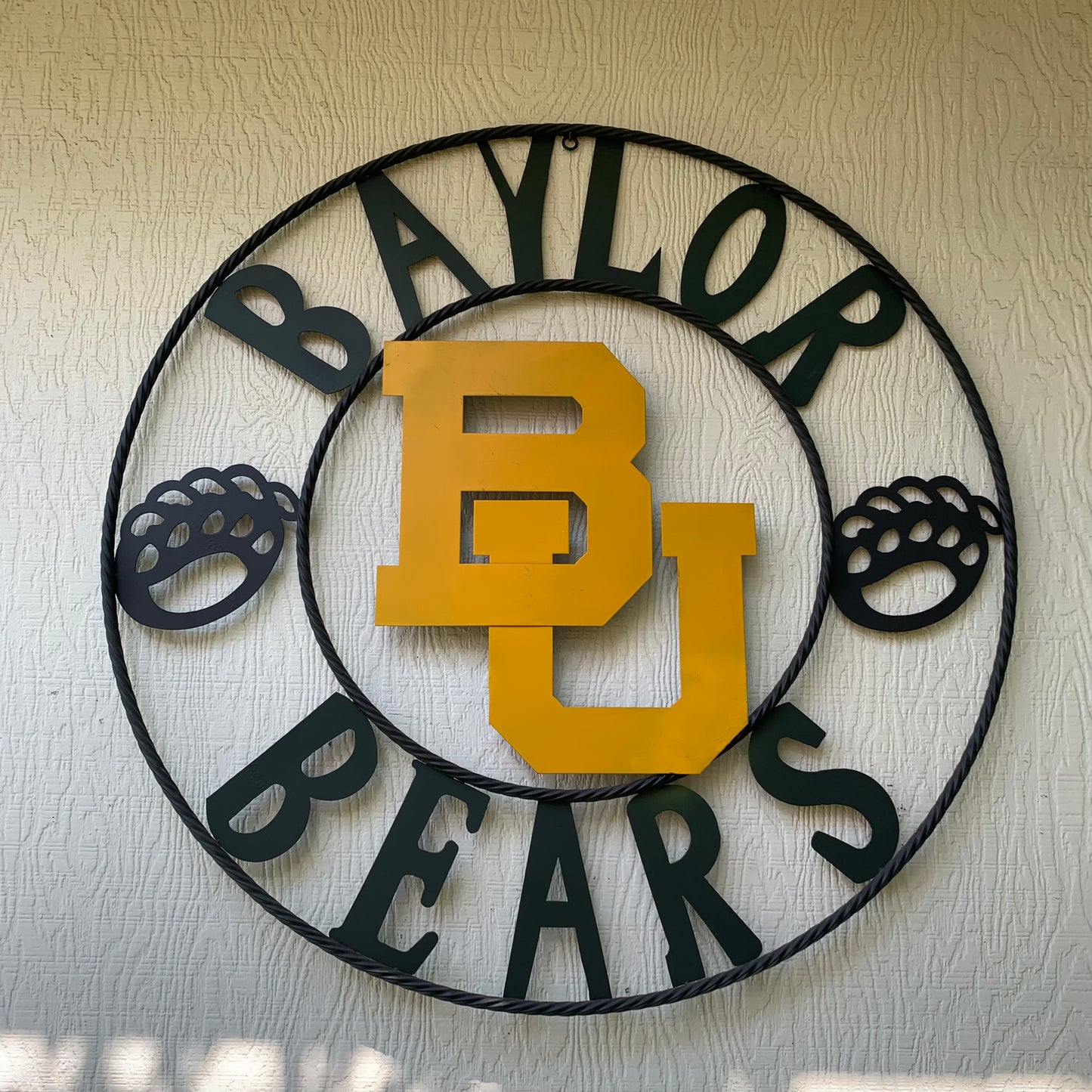 12", 18", 24", 32" BAYLOR BEARS CUSTOM METAL VINTAGE CRAFT WESTERN HOME DECOR HANDMADE