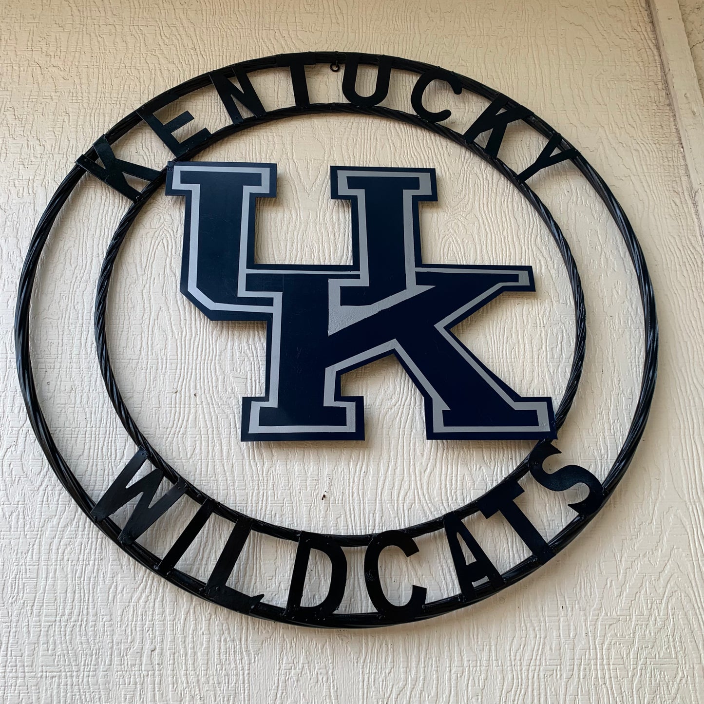 KENTUCKY WILDCATS CUSTOM METAL VINTAGE CRAFT SIGN WESTERN HOME DECOR HANDMADE