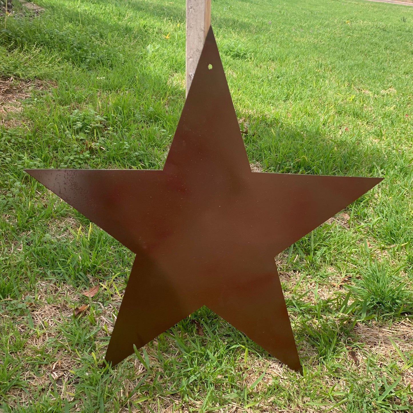 2D FLAT STAR BARN PLAIN LASERCUT METAL BROWN STAR ART WESTERN HOME DECOR HANDMADE #EH12822