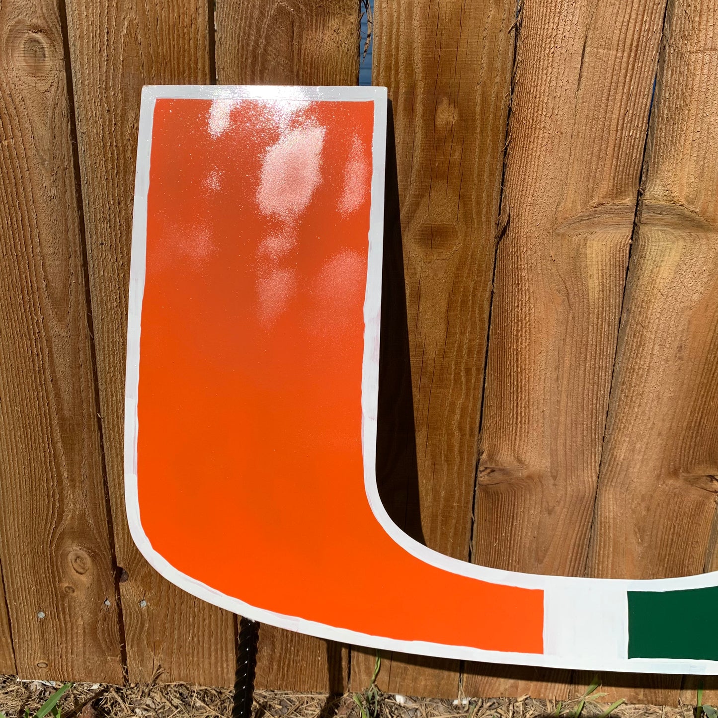 24"x15" MIAMI HURRICANES CUSTOM METAL VINTAGE CRAFT SIGN WESTERN HOME DECOR HANDMADE LASER CUT