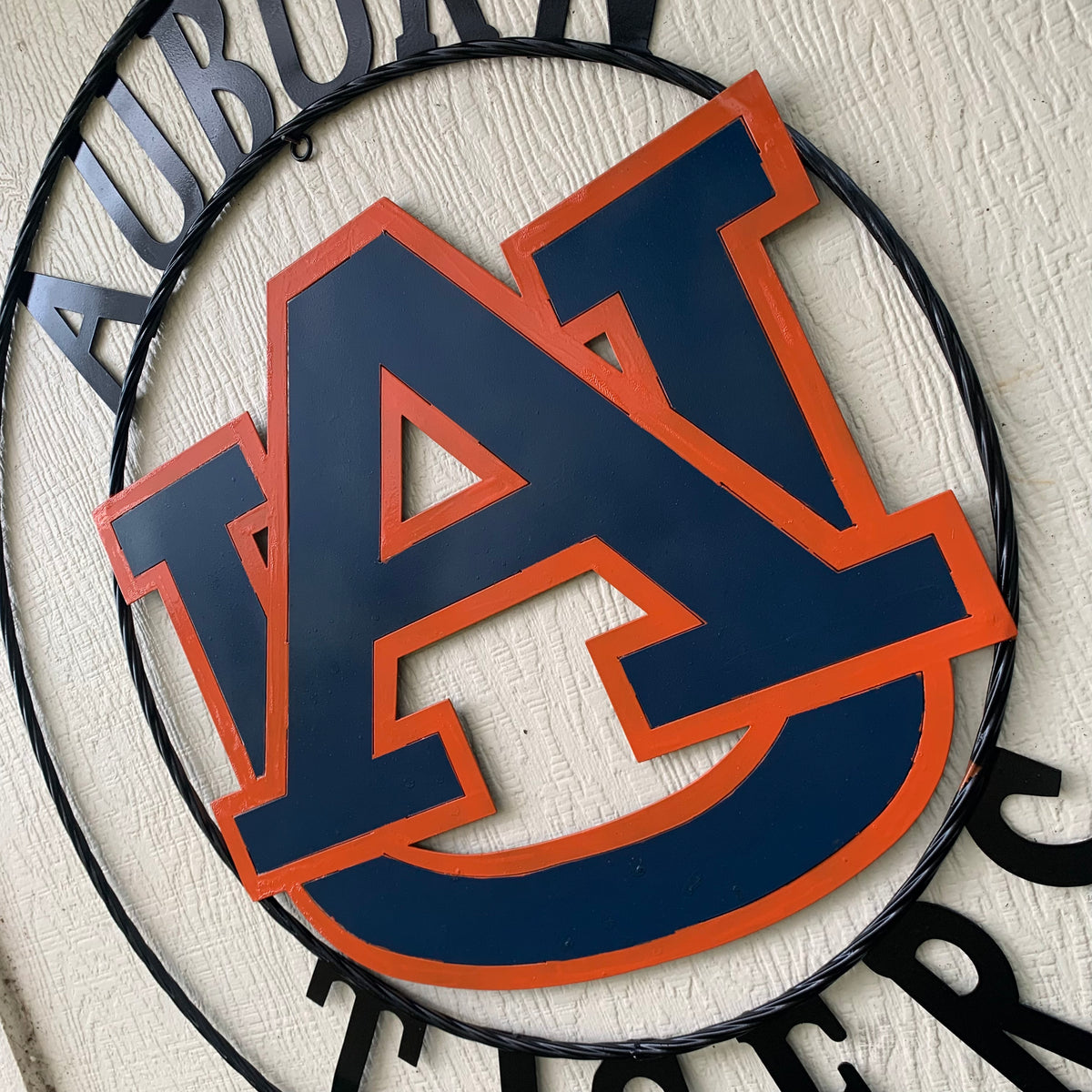 AUBURN TIGERS CUSTOM METAL VINTAGE CRAFT SIGN WESTERN HOME DECOR HANDMADE 12",18",24",32",36"