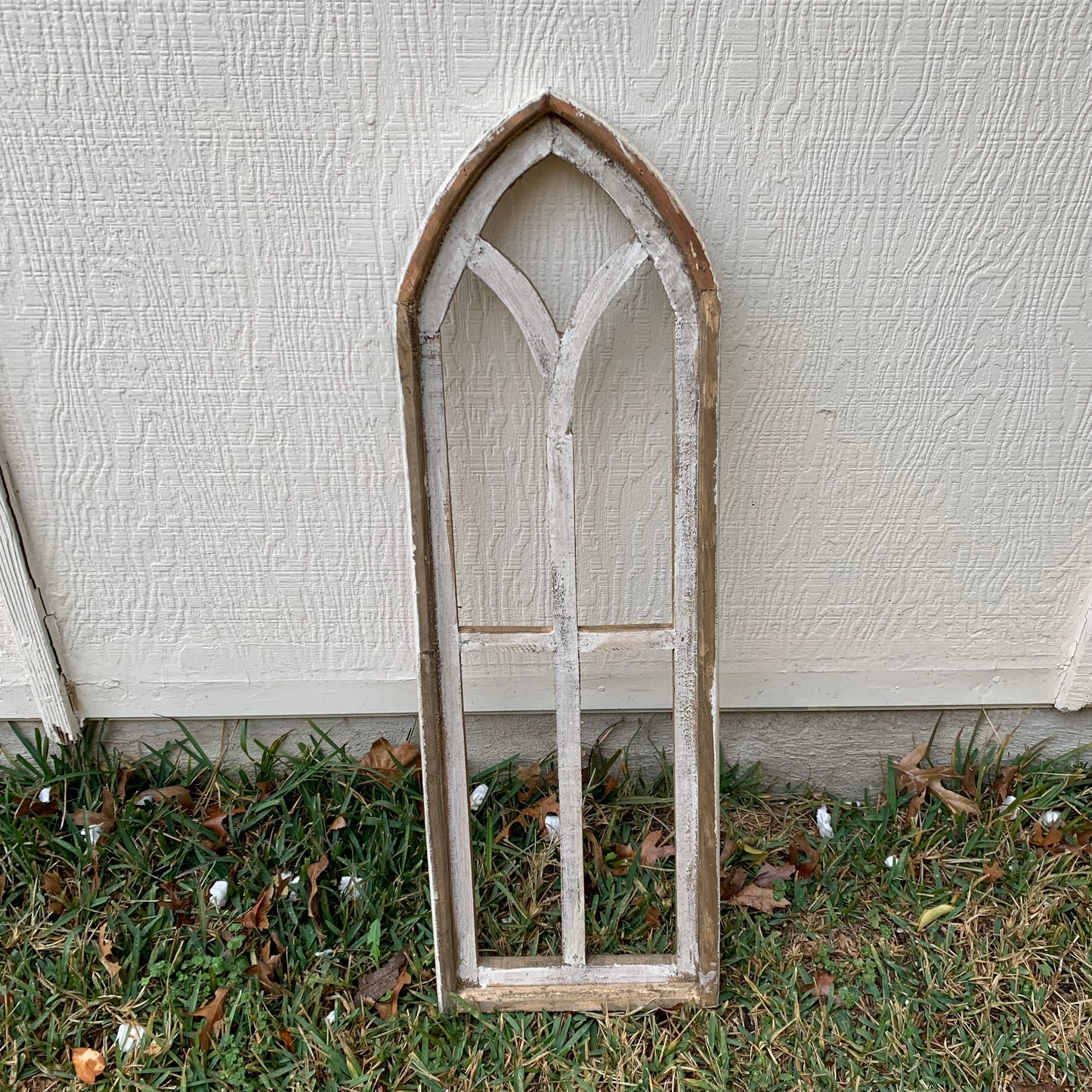 28",32",36" CATHEDRAL WINDOW WOOD 3PCS SET WESTERN HOME DECOR HANDMADE CRAFT NEW #EH11560