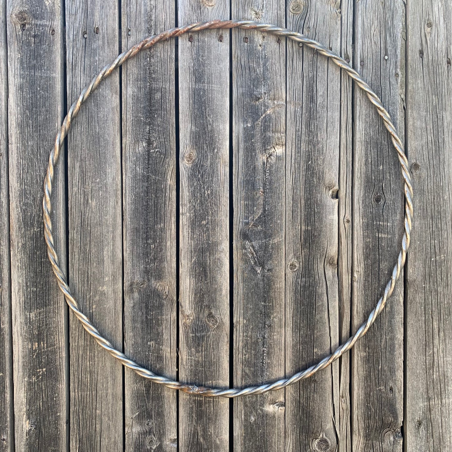 TWISTED RING ONLY METAL WESTERN HOME DECOR HANDMADE CRAFT 18",24",36"