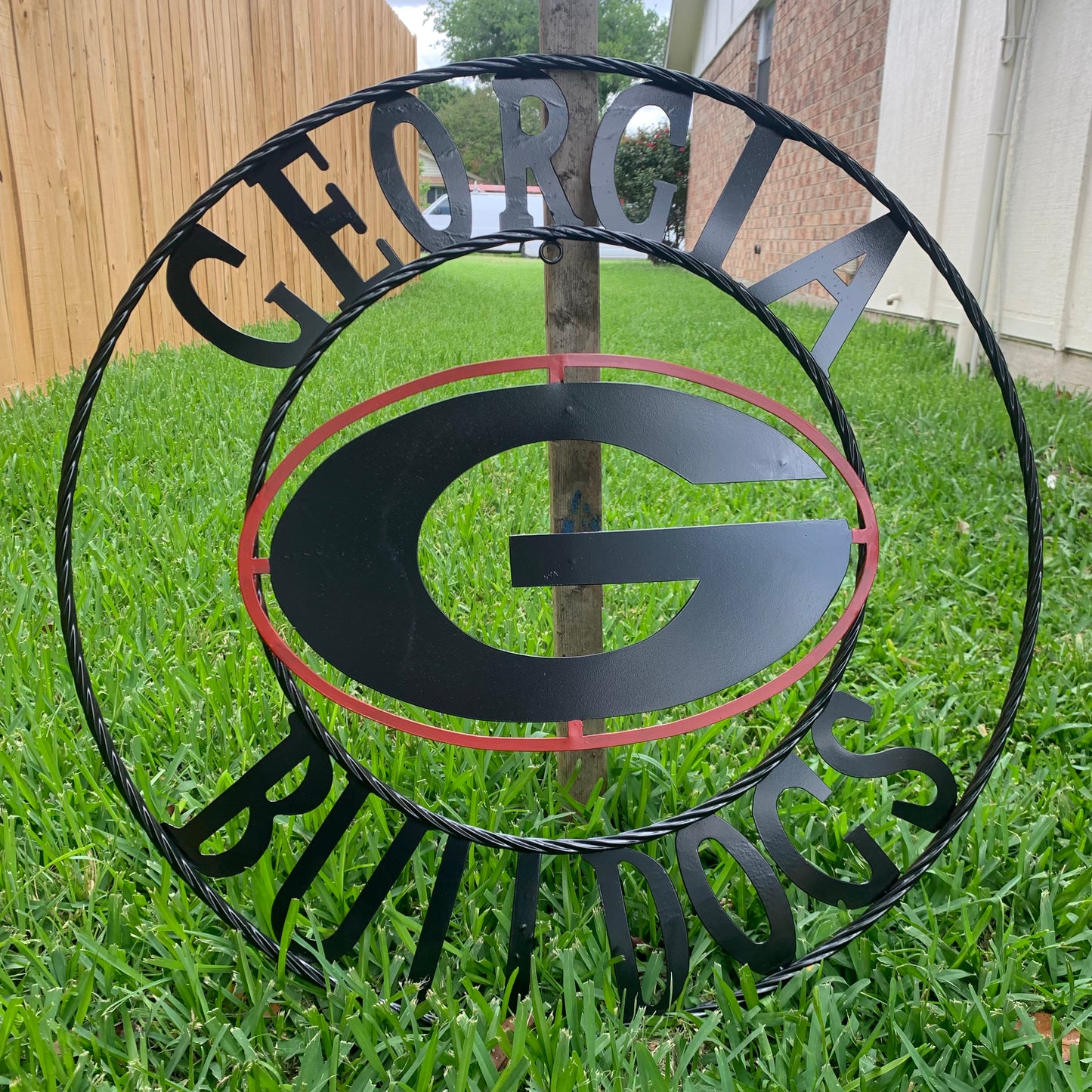 12", 18", 24", 32" GEORGIA BULLDOGS METAL SIGN VINTAGE CUSTOM TEAM ART