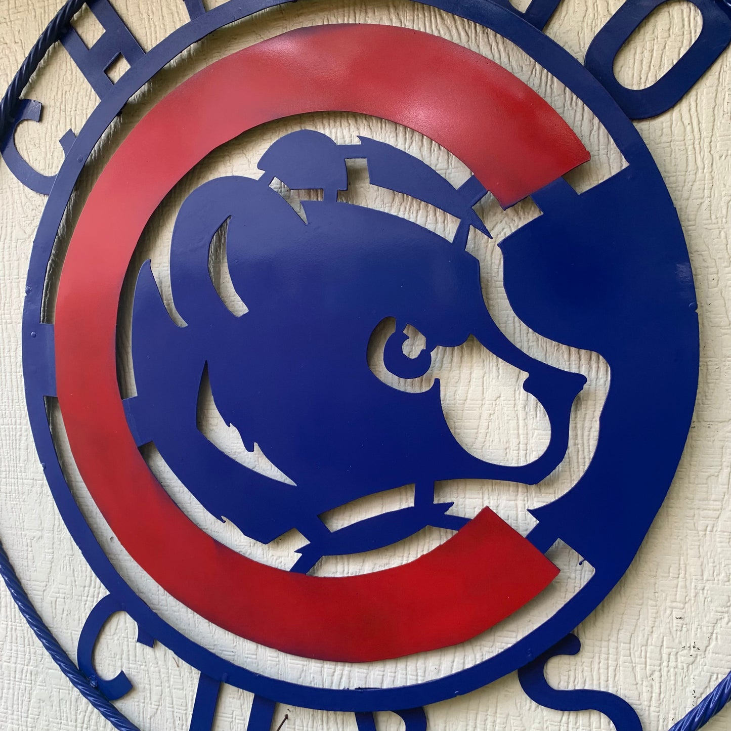 12", 18", 24", 32" CHICAGO CUBS CUSTOM METAL VINTAGE CRAFT TEAM SPORTS SIGN HANDMADE