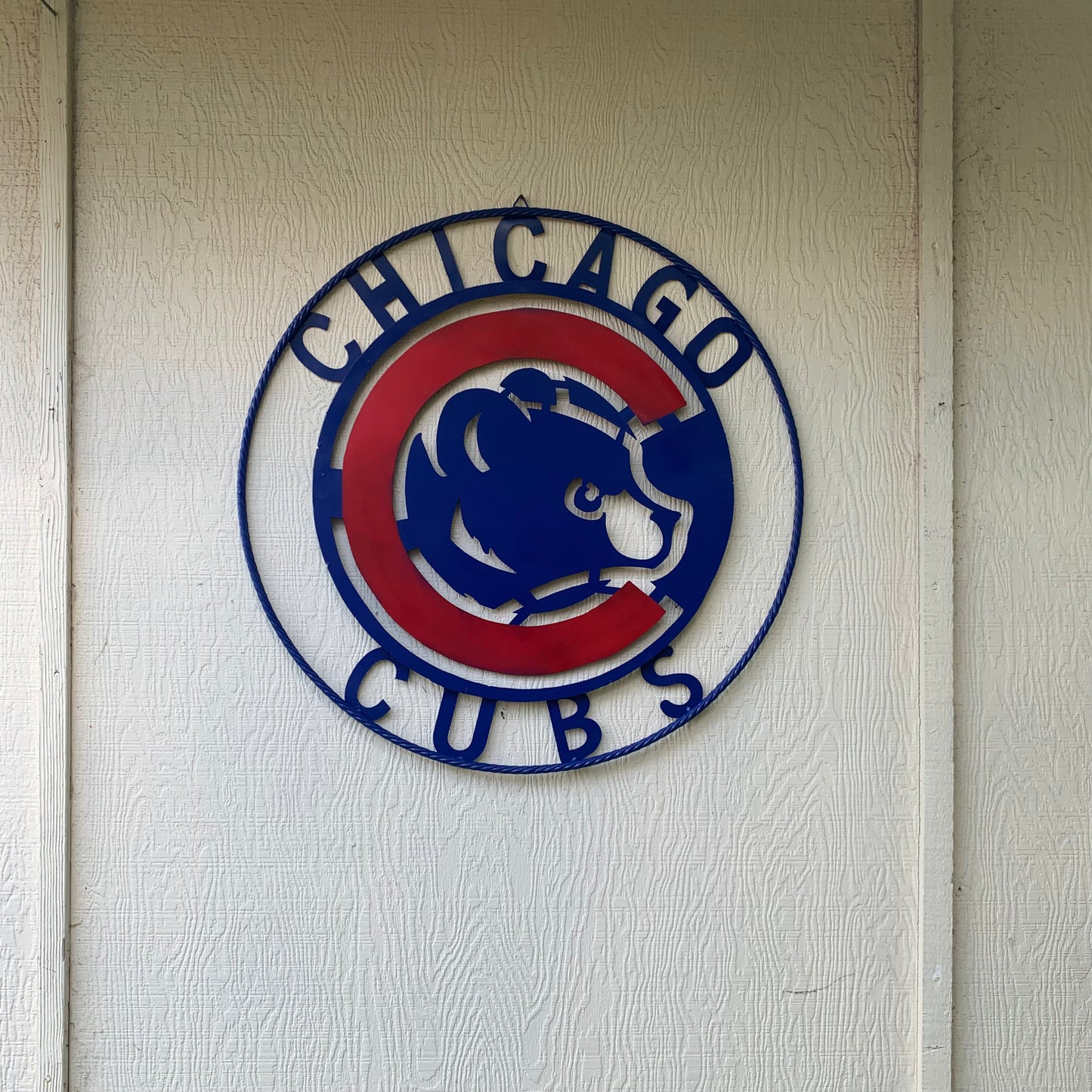 12", 18", 24", 32" CHICAGO CUBS CUSTOM METAL VINTAGE CRAFT TEAM SPORTS SIGN HANDMADE