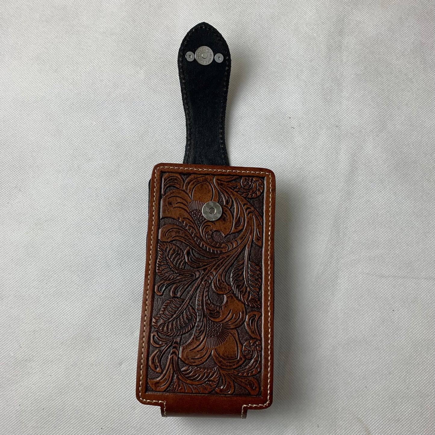 #WS341F 7" LONE STAR LEATHER HOLSTER COFEE BROWN LEATHER POUCH EXTRA LARGE  BELT LOOP HOLSTER CELL PHONE CASE UNIVERSAL OVERSIZE--FREE SHIPPING