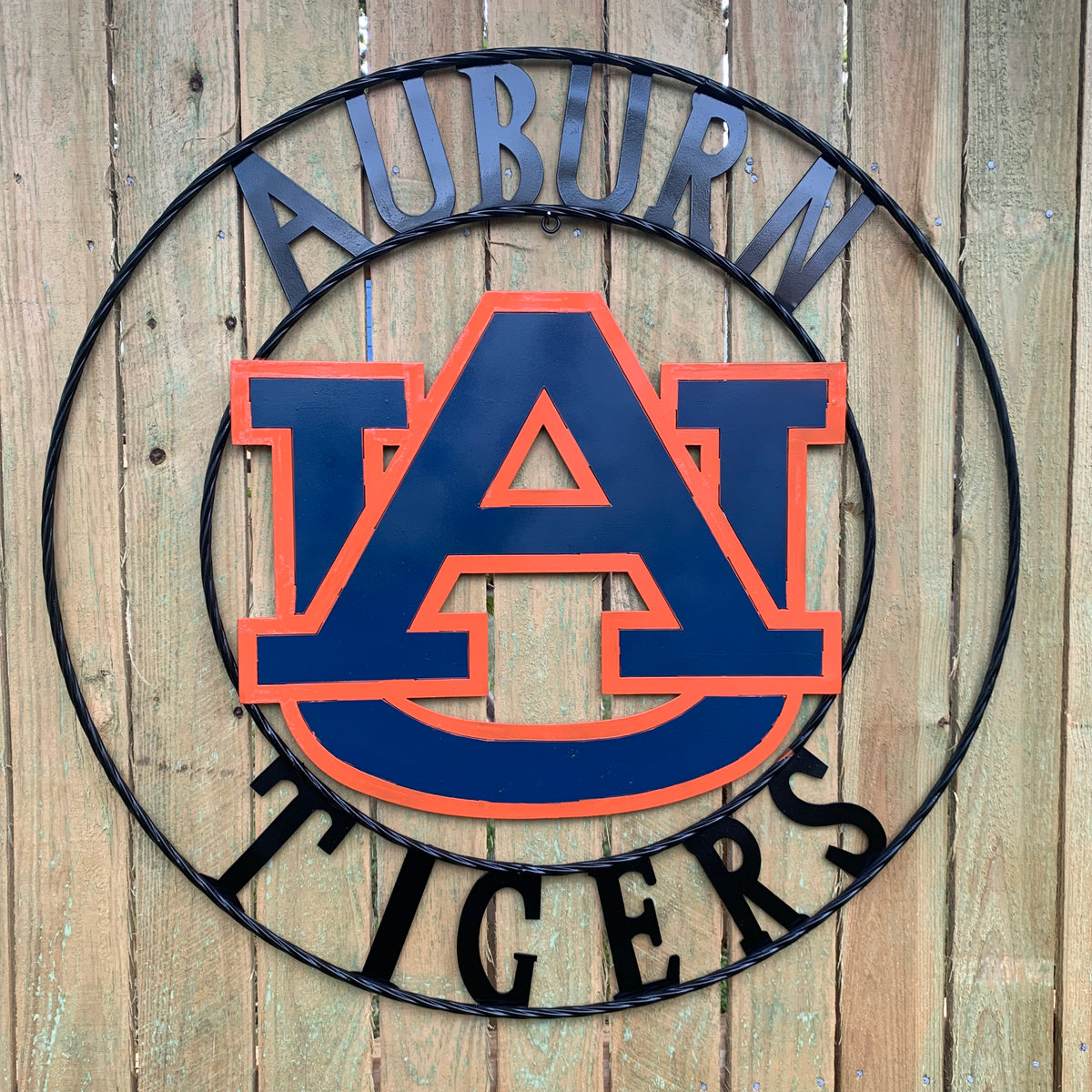 AUBURN TIGERS CUSTOM METAL VINTAGE CRAFT SIGN WESTERN HOME DECOR HANDMADE 12",18",24",32",36"