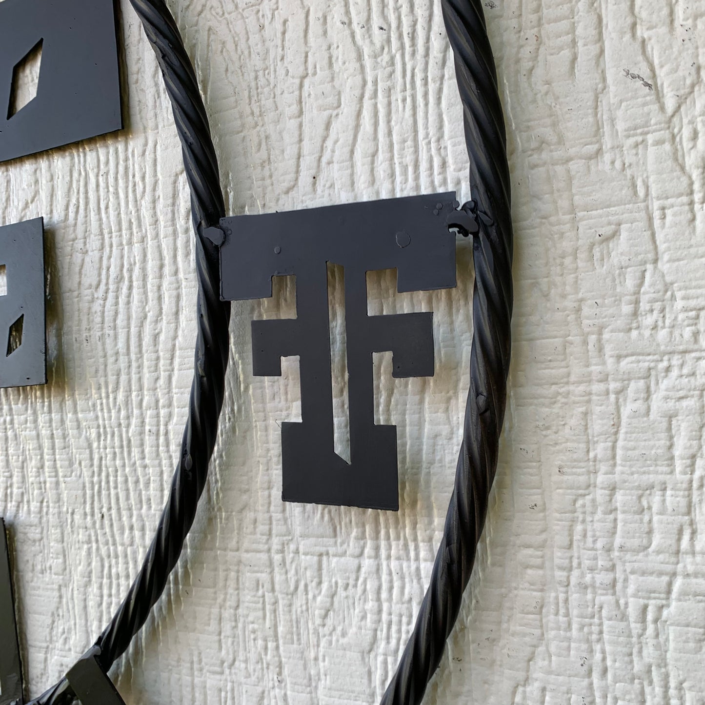 TEXAS TECH RUSTIC BLACK CUSTOM METAL VINTAGE CRAFT WESTERN HOME DECOR HANDMADE