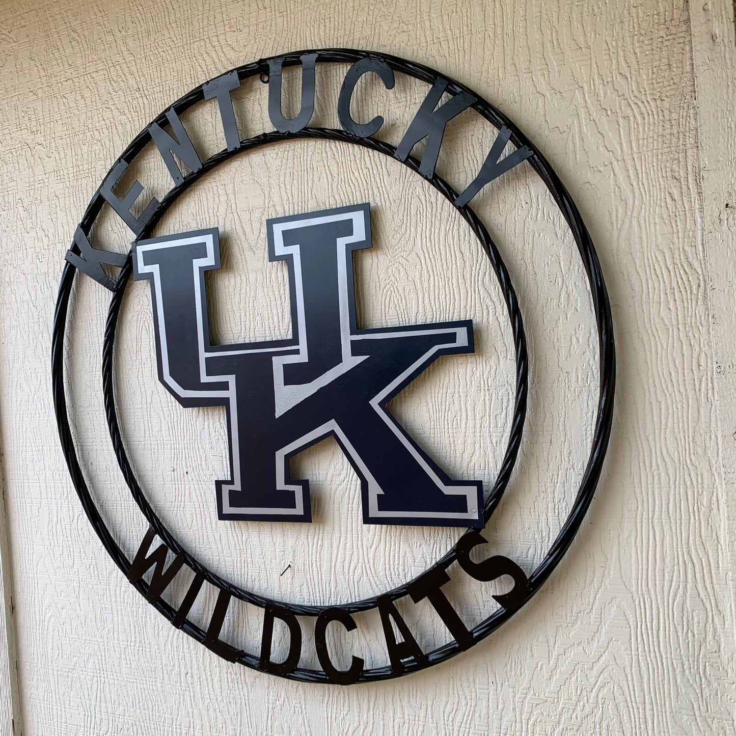 KENTUCKY WILDCATS CUSTOM METAL VINTAGE CRAFT SIGN WESTERN HOME DECOR HANDMADE