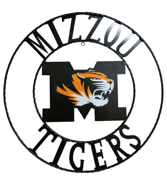 12", 18", 24", 32",36" MISSOURI TIGERS CUSTOM METAL VINTAGE CRAFT TEAM SIGN HANDMADE
