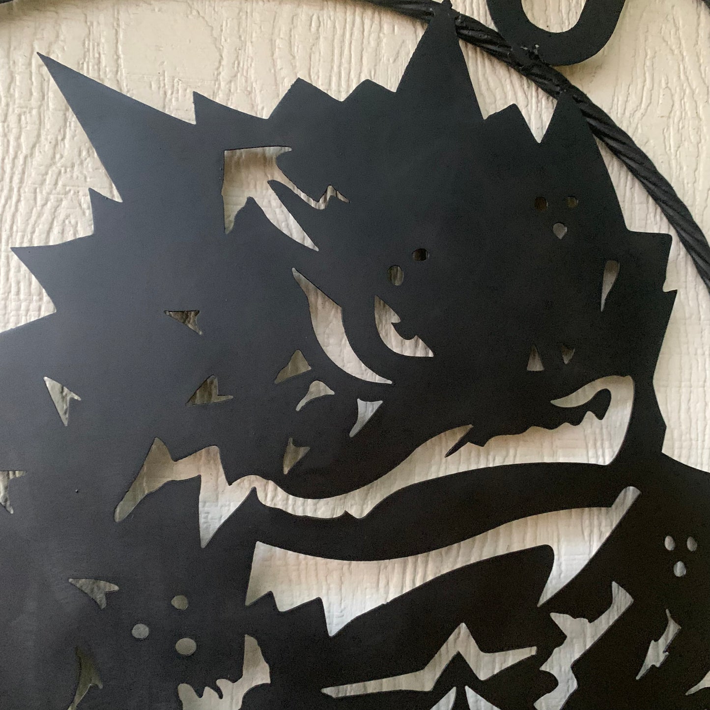 TCU HORNED FROGS BLACK CUSTOM METAL VINTAGE CRAFT TEAM SIGN HANDMADE