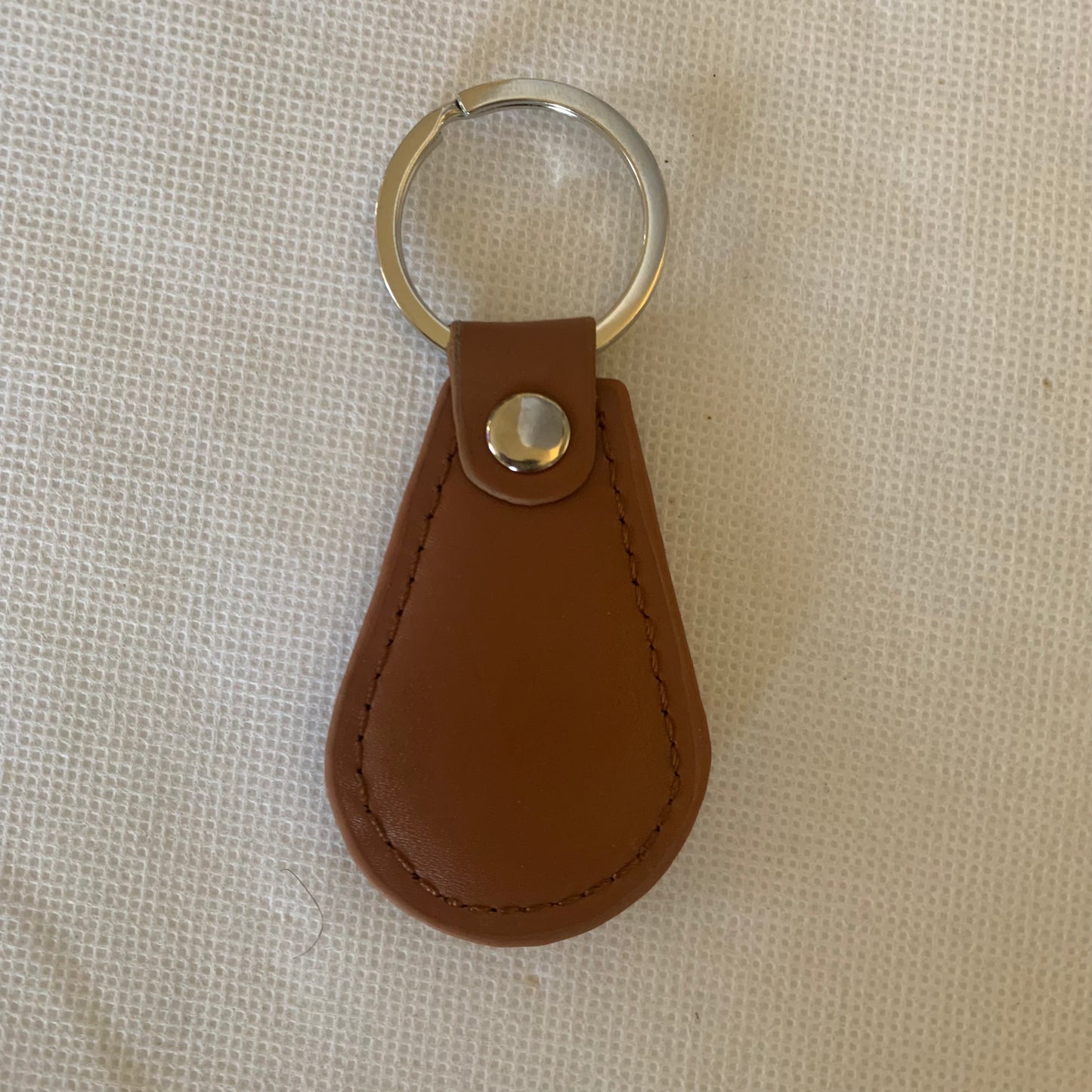 #EH80007 BLACK LEATHER KEYFOB KEYCHAIN WESTERN FASHION ART NEW--FREE SHIPPING