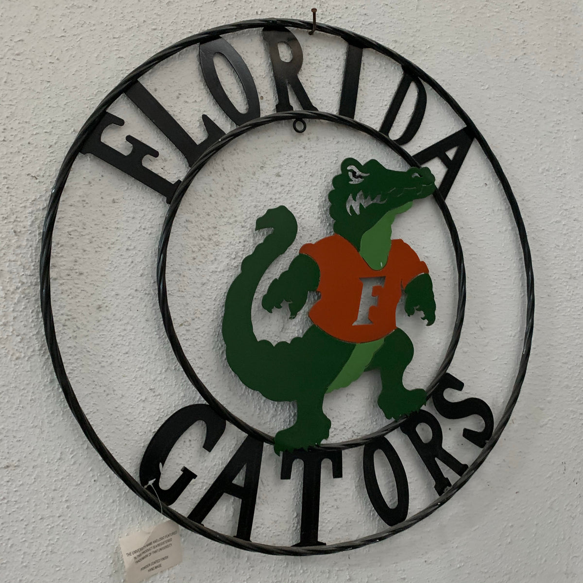 12", 18", 24", 32" FLORIDA GATORS CUSTOM METAL VINTAGE CRAFT TEAM SIGN WETSERN HOME DECOR HANDMADE