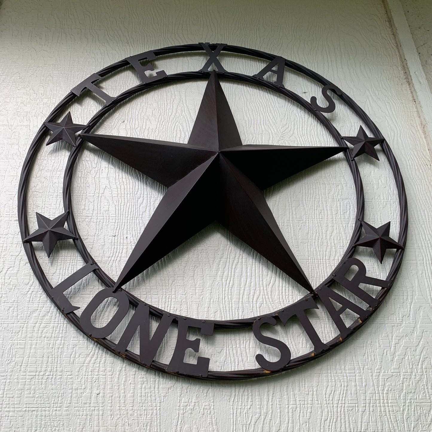 TEXAS LONESTAR METAL ART WESTERN HOME WALL DECOR RUSTIC VINTAGE BROWN NEW, SIZE:24",32",36",40",42",44",46",50"