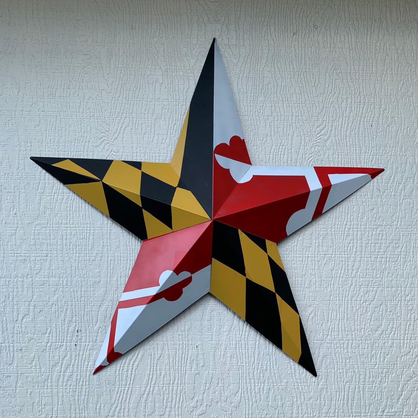 MARYLAND FLAG BARN METAL STAR WESTERN HOME DECOR HANDMADE 22",24",30",36" #EH10423