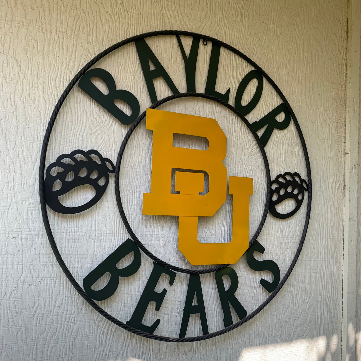 12", 18", 24", 32" BAYLOR BEARS CUSTOM METAL VINTAGE CRAFT WESTERN HOME DECOR HANDMADE