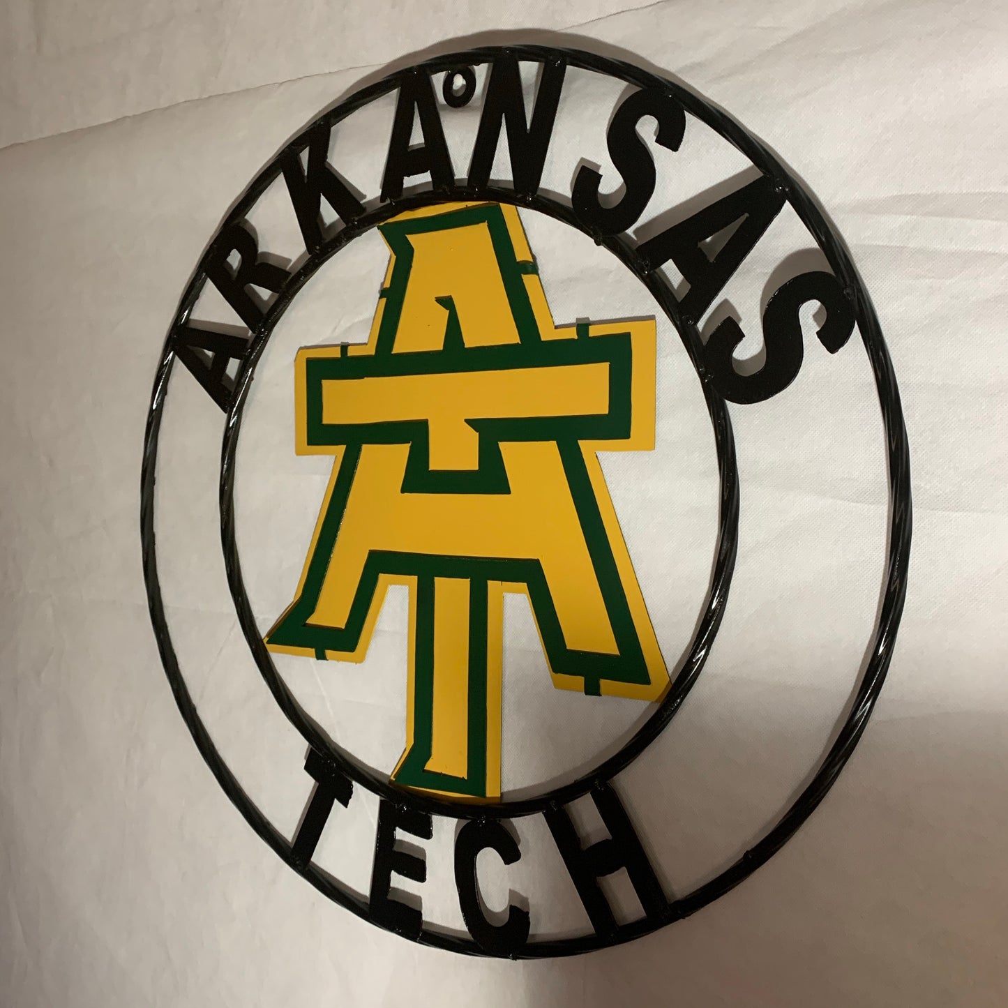 ARKANSAS TECH CUSTOM METAL VINTAGE CRAFT SIGN TEAM WESTERN HOME DECOR HANDMADE
