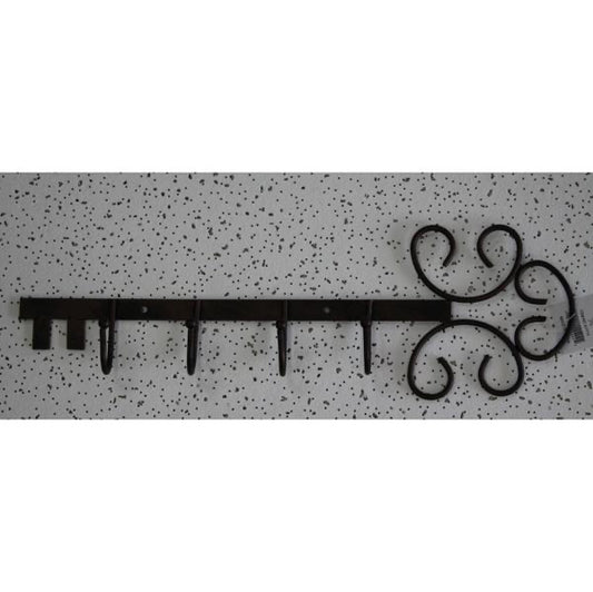 15" KEY HOLDER METAL HOOK WALL ART METAL WESTERN HOME DECOR NEW