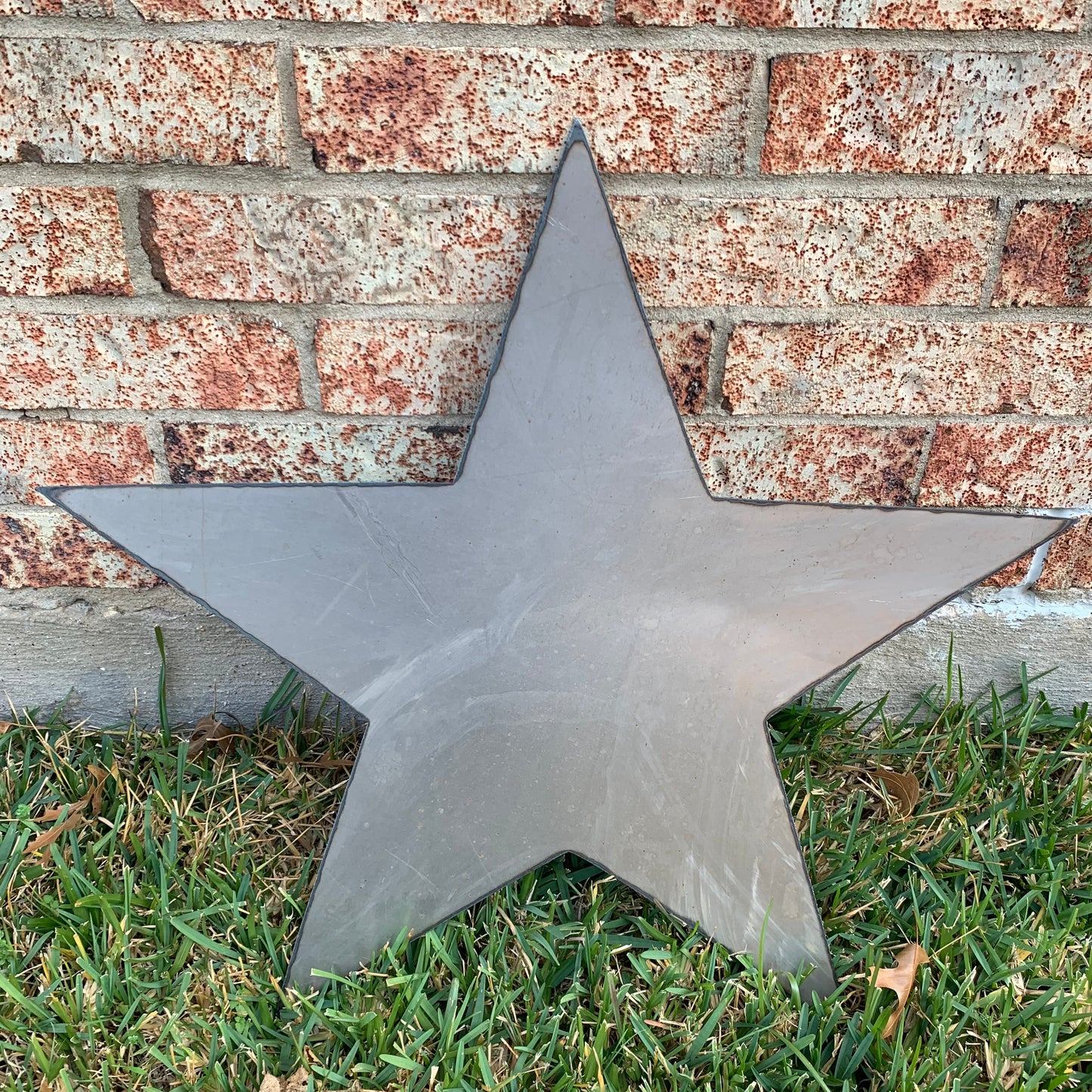 FLAT STAR PLAIN LASERCUT RAW METAL ART WESTERN HOME DECOR RUSTIC HANDMADE CRAFT NEW